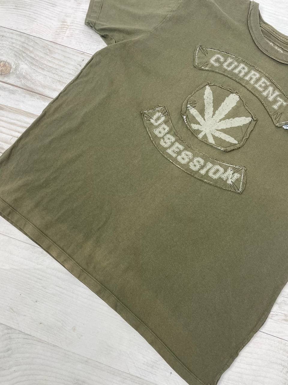 Vintage Vintage Current Obsession Ganja Humor Marijuana 90s T Shirt Size US M / EU 48-50 / 2 - 3 Thumbnail
