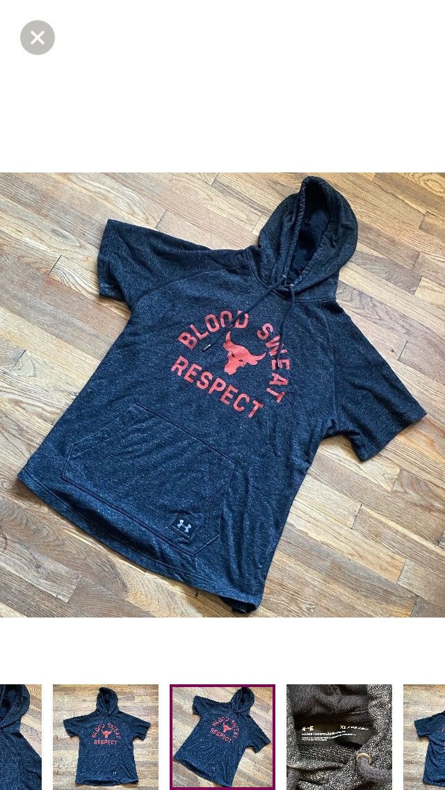 Under Armour Under Armour X UA Project Rock Blood Sweat Respect Hoodie XL Size US XL / EU 56 / 4 - 6 Thumbnail