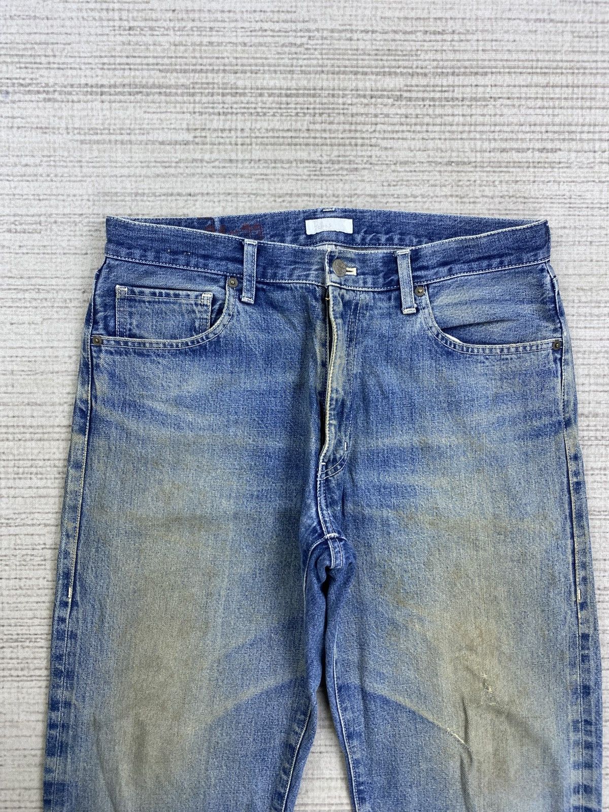 Vintage Vintage Papas Blue Denim Pants Size US 33 - 5 Thumbnail