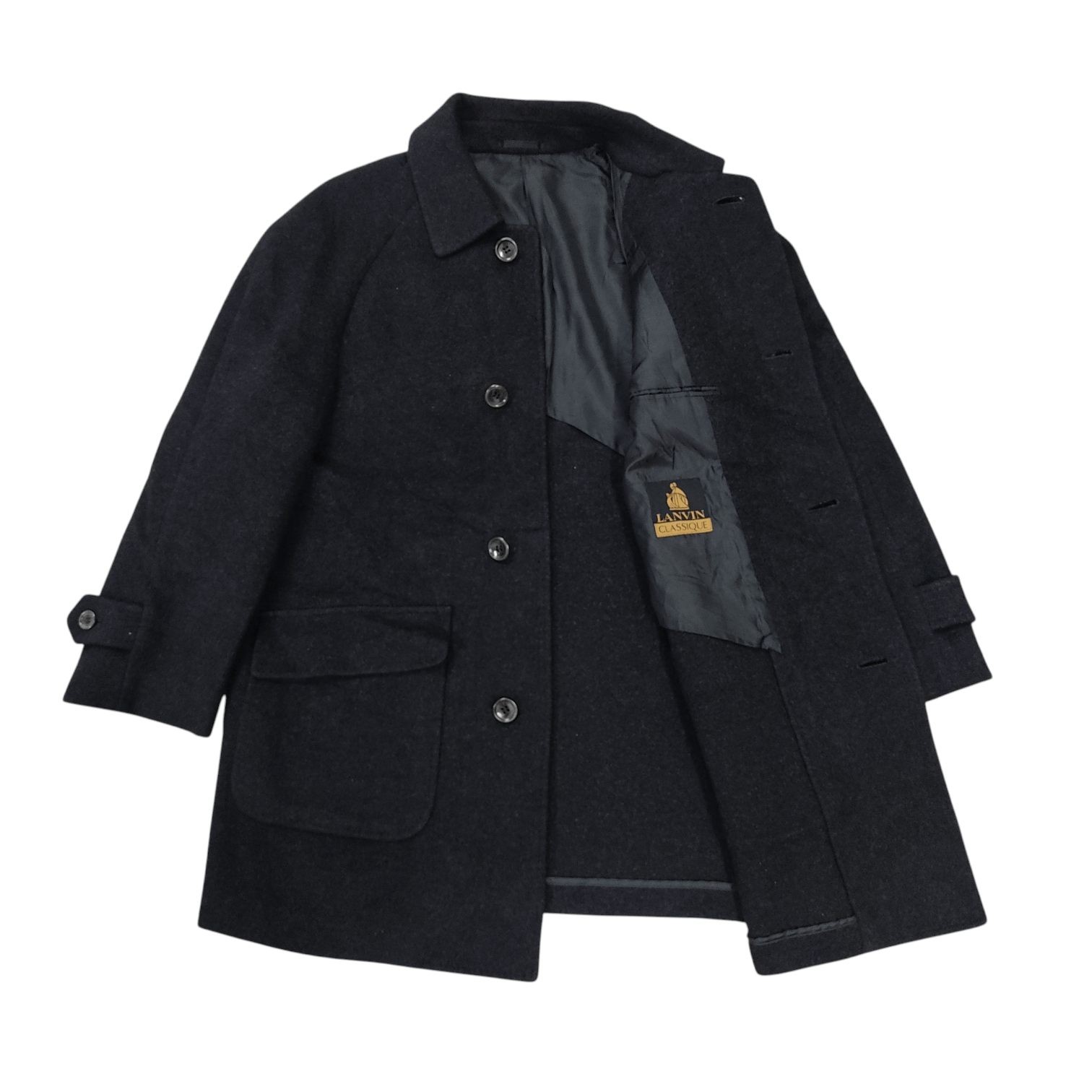 Lanvin Lanvin Classique Black Cashmere Overcoat Fall Winter Jacket Size US M / EU 48-50 / 2 - 5 Thumbnail