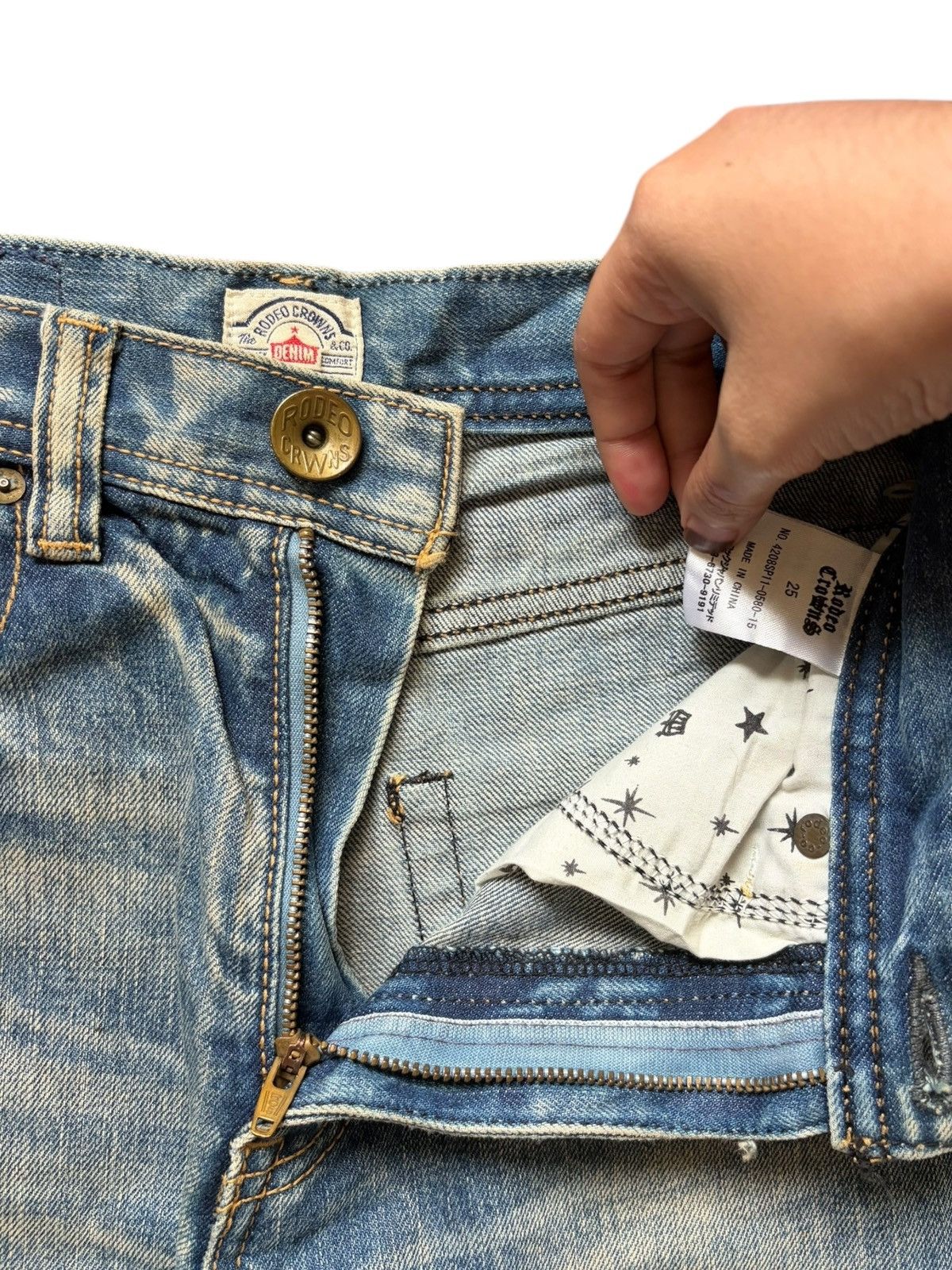 Ksubi Vintage Rodeo Crowns Rusty Wash Distressed Jeans Size 25" / US 0 / IT 36 - 5 Thumbnail