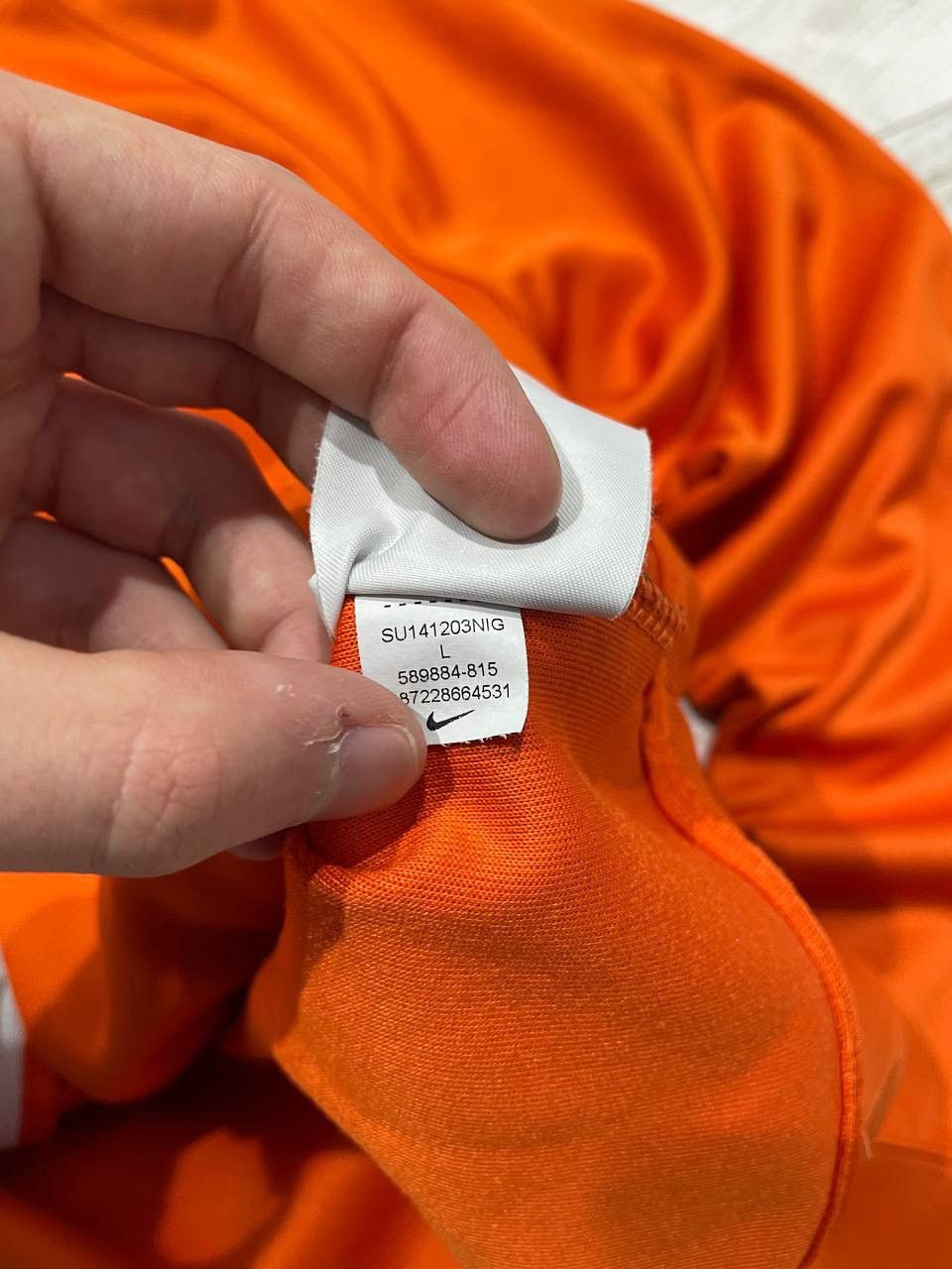Nike NIKE HOLLAND NETHERLANDS 2014 2015 Track Soccer Jacket Size US L / EU 52-54 / 3 - 9 Thumbnail