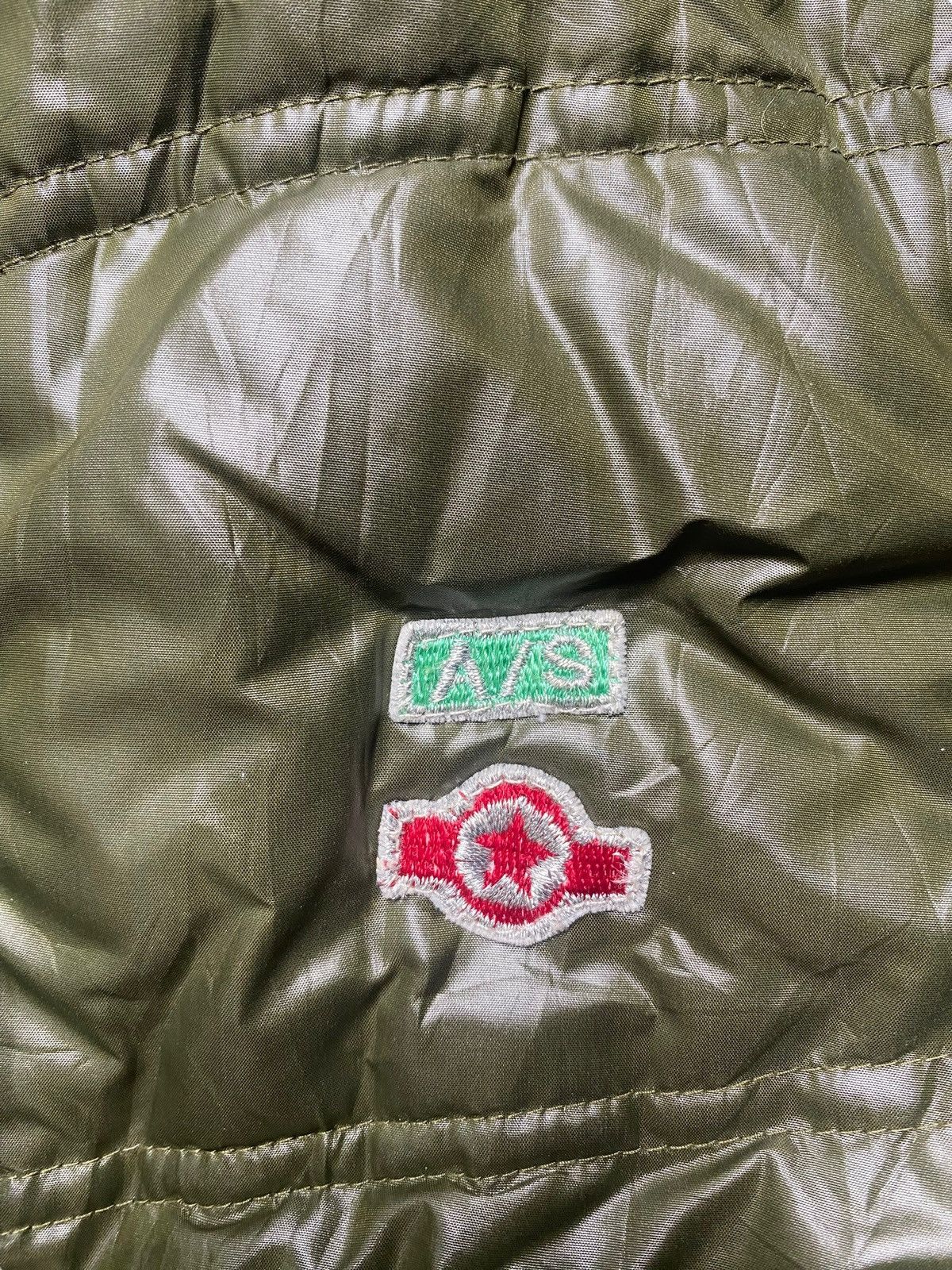 Japanese Brand VINTAGE RABBIT & CO LTD PUFFER KNIT ZIPPER JACKET GREEN ARMY Size US S / EU 44-46 / 1 - 6 Thumbnail