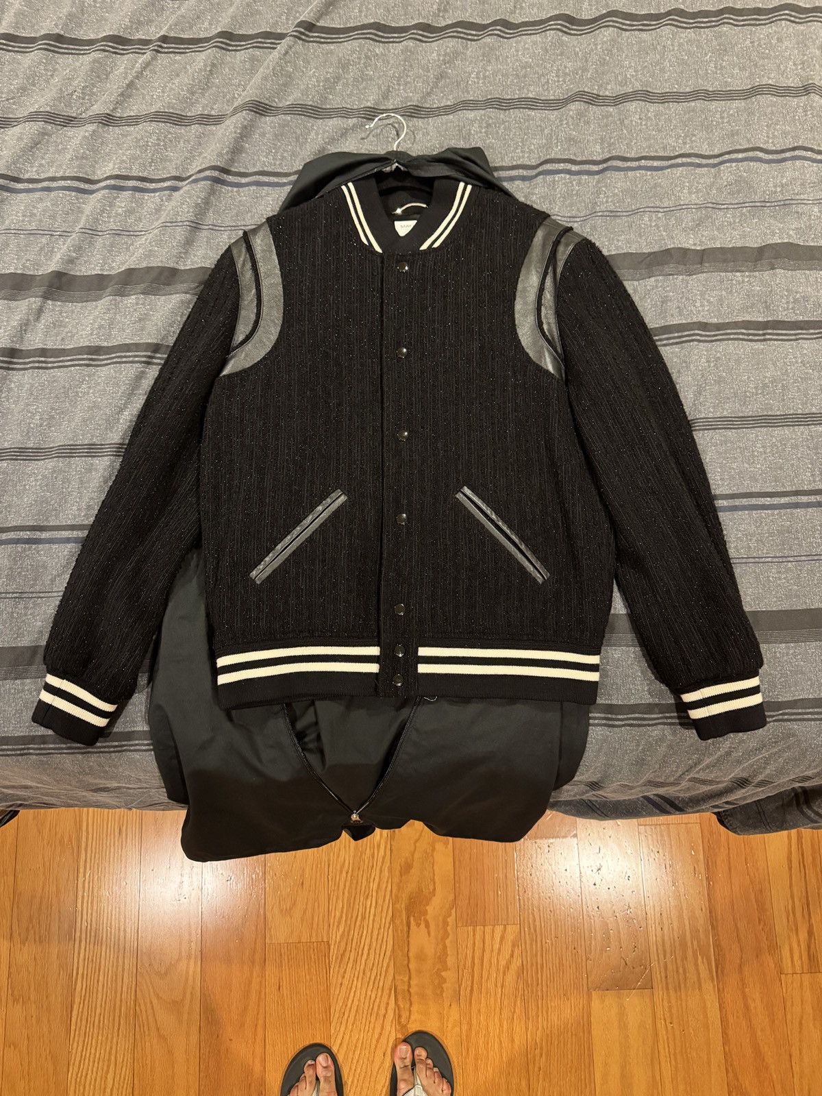 Saint Laurent Paris YSL classic teddy lurex tweed Size US L / EU 52-54 / 3 - 1 Thumbnail