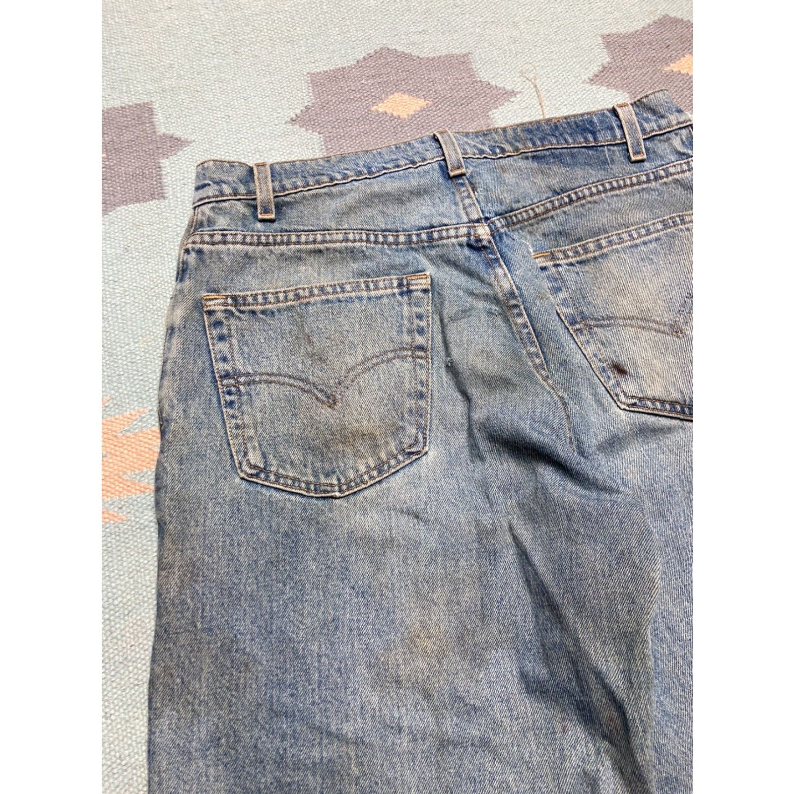 Levi's VINTAGE Levi’s 560 Jeans 34x30 Tapered Loose Fit Baggy 90s y2k skater faded Mens Jeans Size US 34 / EU 50 - 6 Thumbnail