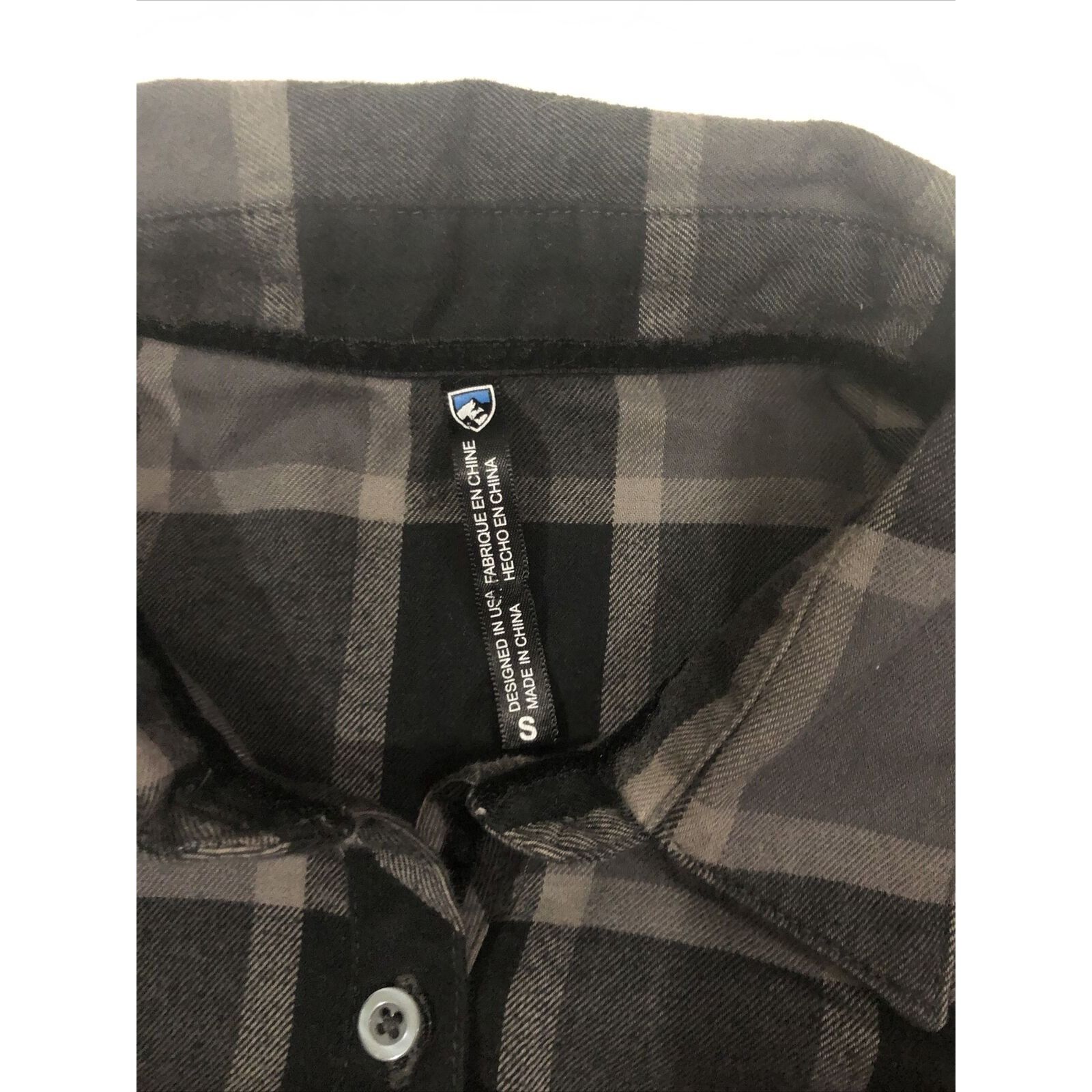 Kuhl KUHL shirt Womens small gray plaid pullover 1/4 button long Size S / US 4 / IT 40 - 3 Thumbnail