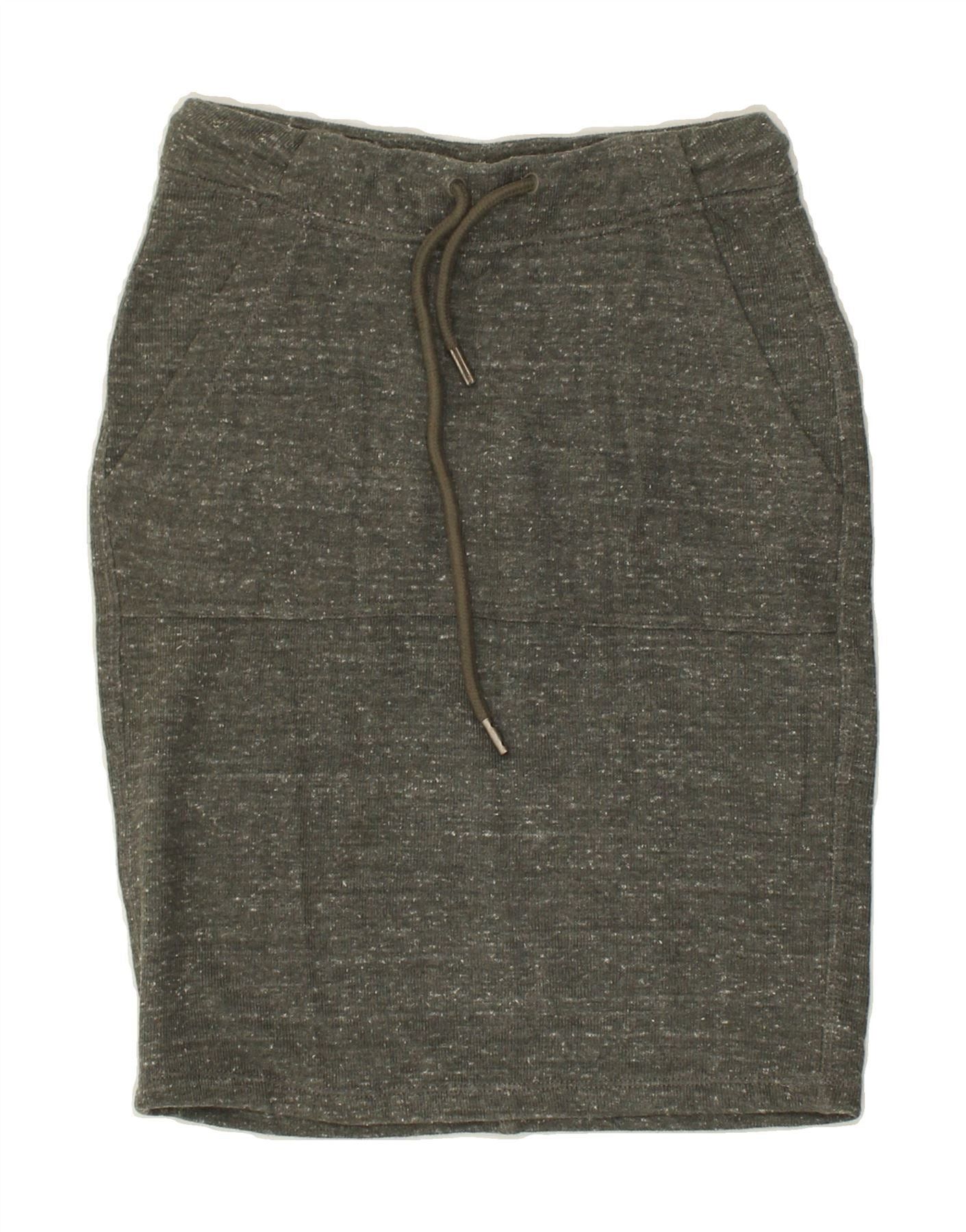 Diesel Womens Pencil Skirt UK 4 XS W24 Grey Pinstripe Size 24" / US 00 / IT 34 - 1 Thumbnail