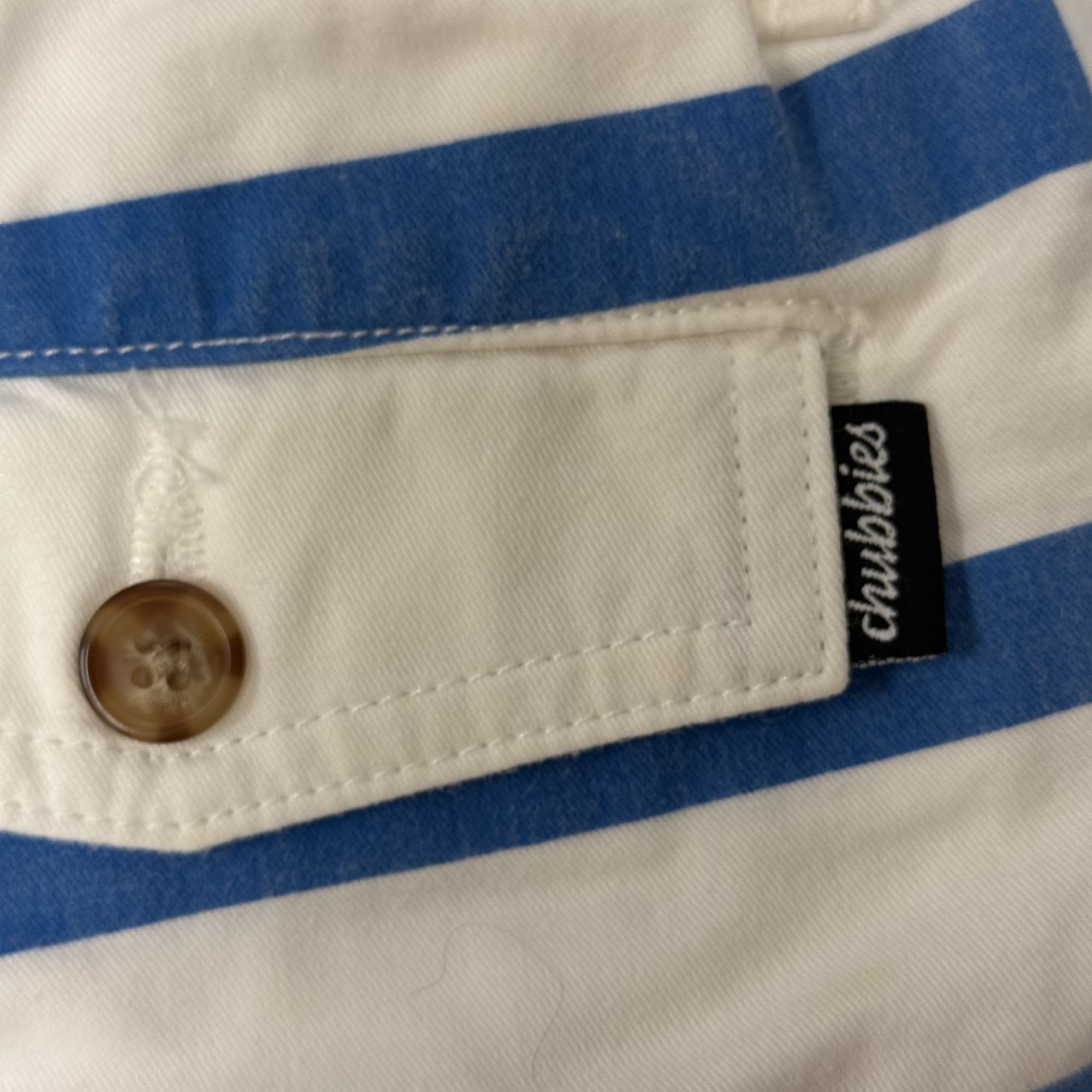 Chubbies Chubbies Stripe BOOMSHAKALAKA Sky's Out Thighs Out Shorts Size US 30 / EU 46 - 5 Thumbnail