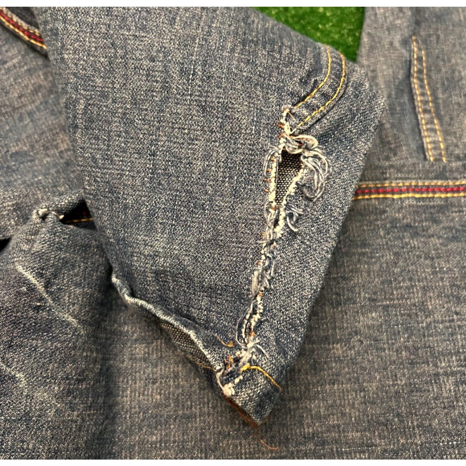 Phat Farm VINTAGE Phat Farm Jeans VTG Mens 38 Skater Grunge Y2K Baggy Wide-Leg 38x33 Blue Size US 38 / EU 54 - 7 Thumbnail