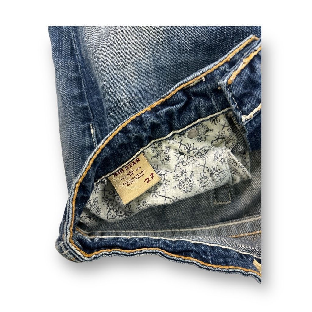 Big Star Big Star Rikki Low Rise Y2K Jeans Size 27 Size 27" / US 4 / IT 40 - 3 Thumbnail