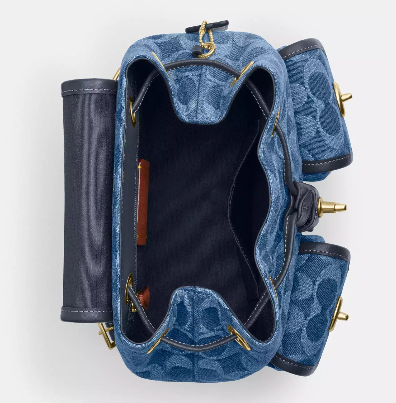 Coach Hadley Backpack In Signature Denim denim CDB95 Size ONE SIZE - 11 Thumbnail