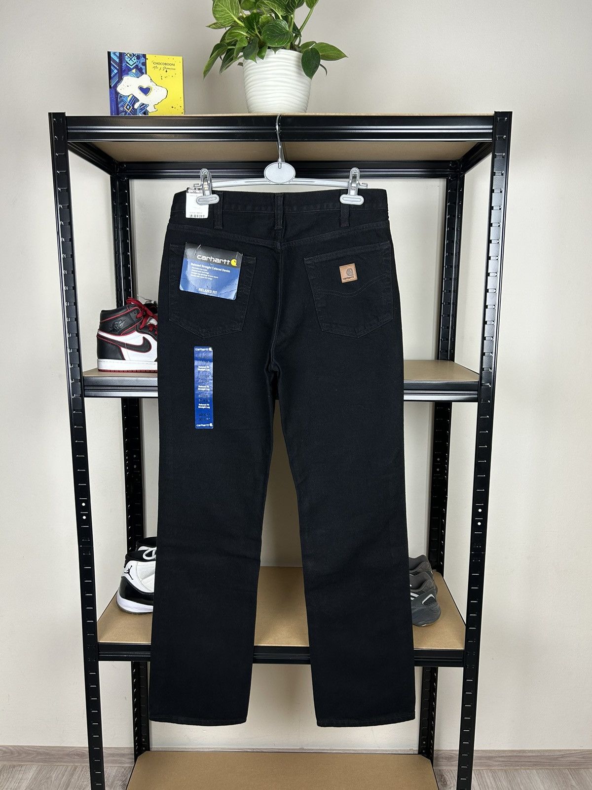 Vintage 1990s Carhartt Black Essential Carpenter Pants