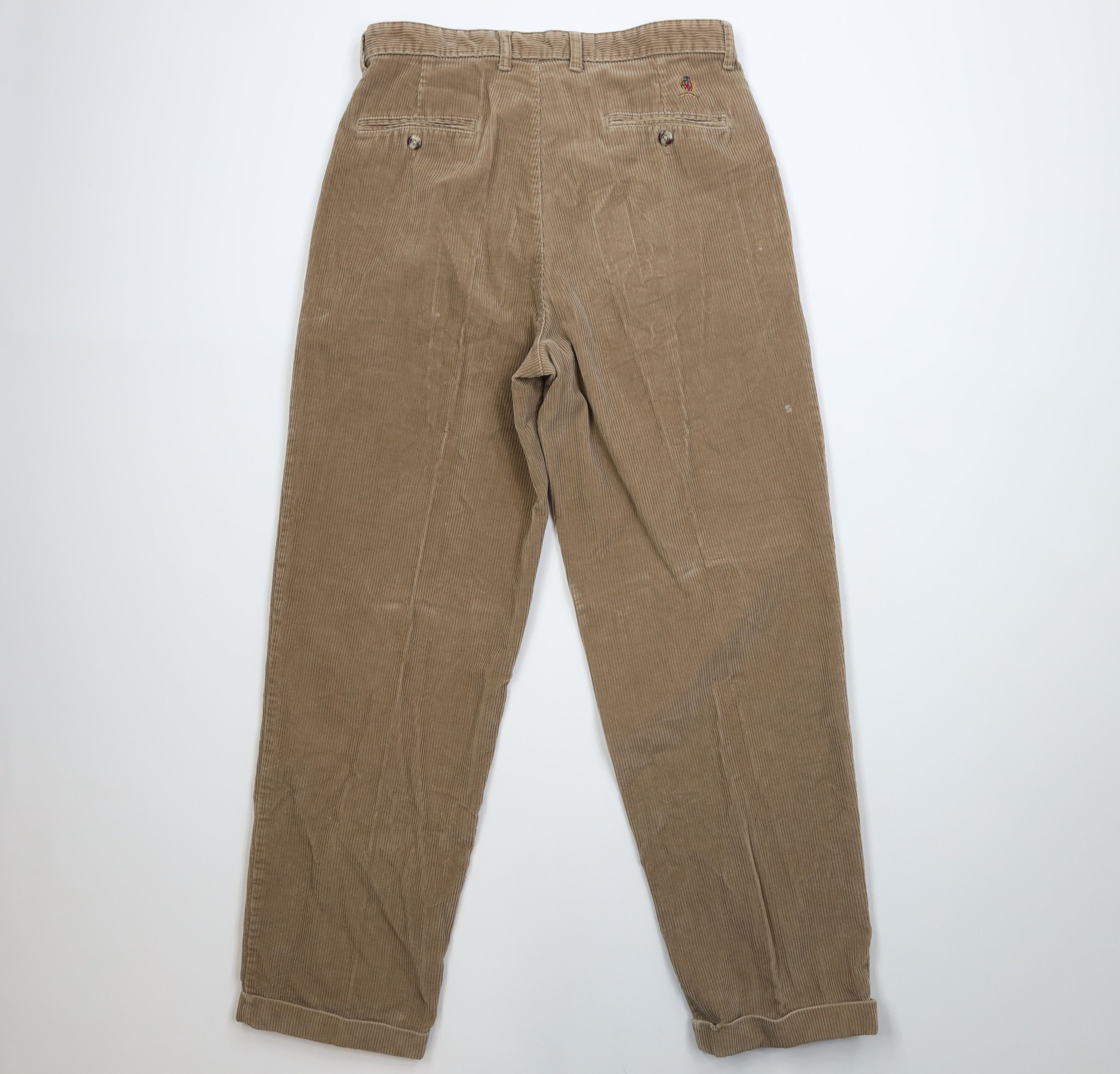Tommy Hilfiger Vintage 90s Tommy Hilfiger Baggy Wide Leg Corduroy Pants Size US 32 / EU 48 - 11 Thumbnail
