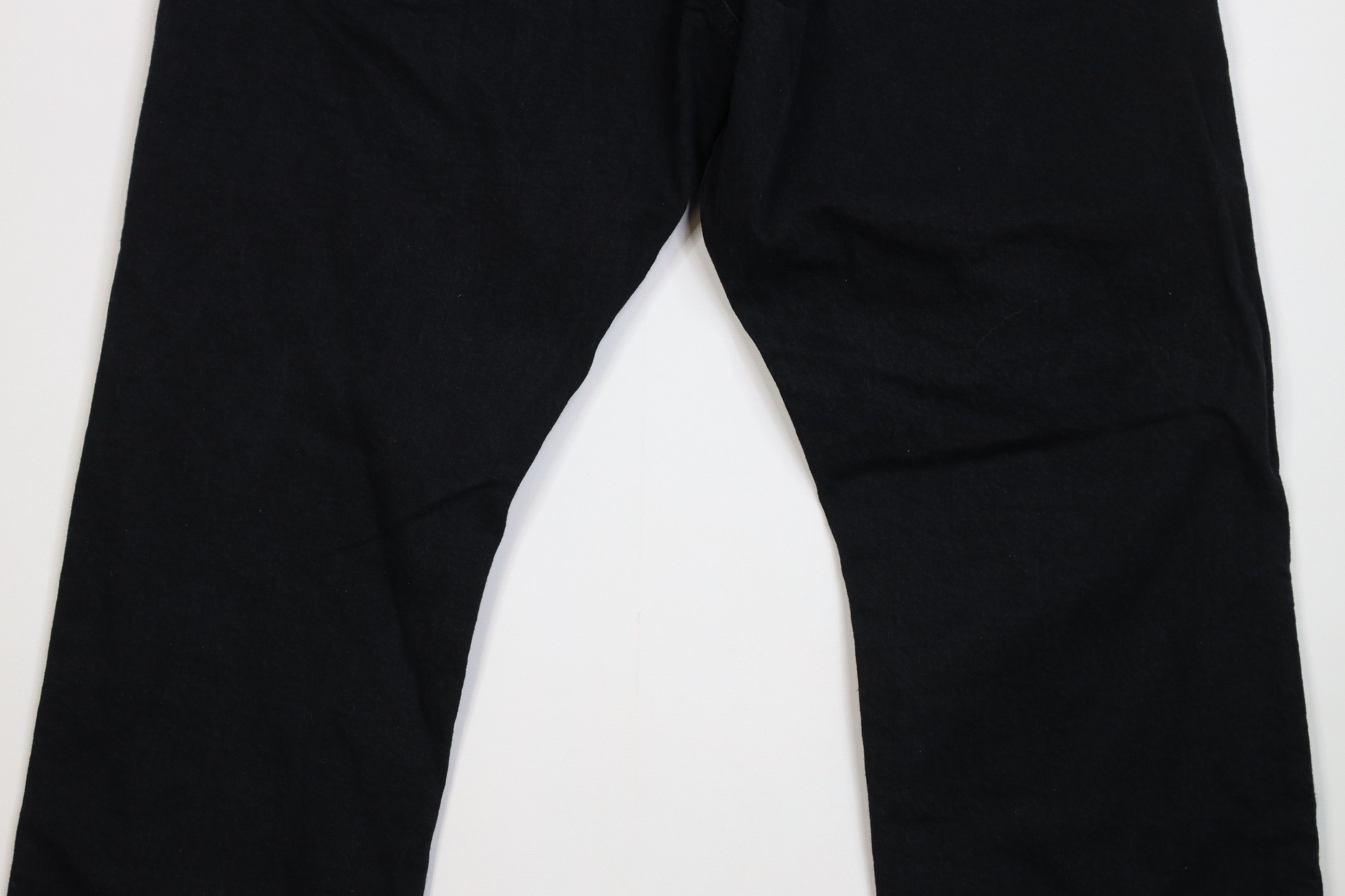 Ralph Lauren Vintage Ralph Lauren Stretch Wide Leg Denim Jeans Black Size US 36 / EU 52 - 10 Thumbnail