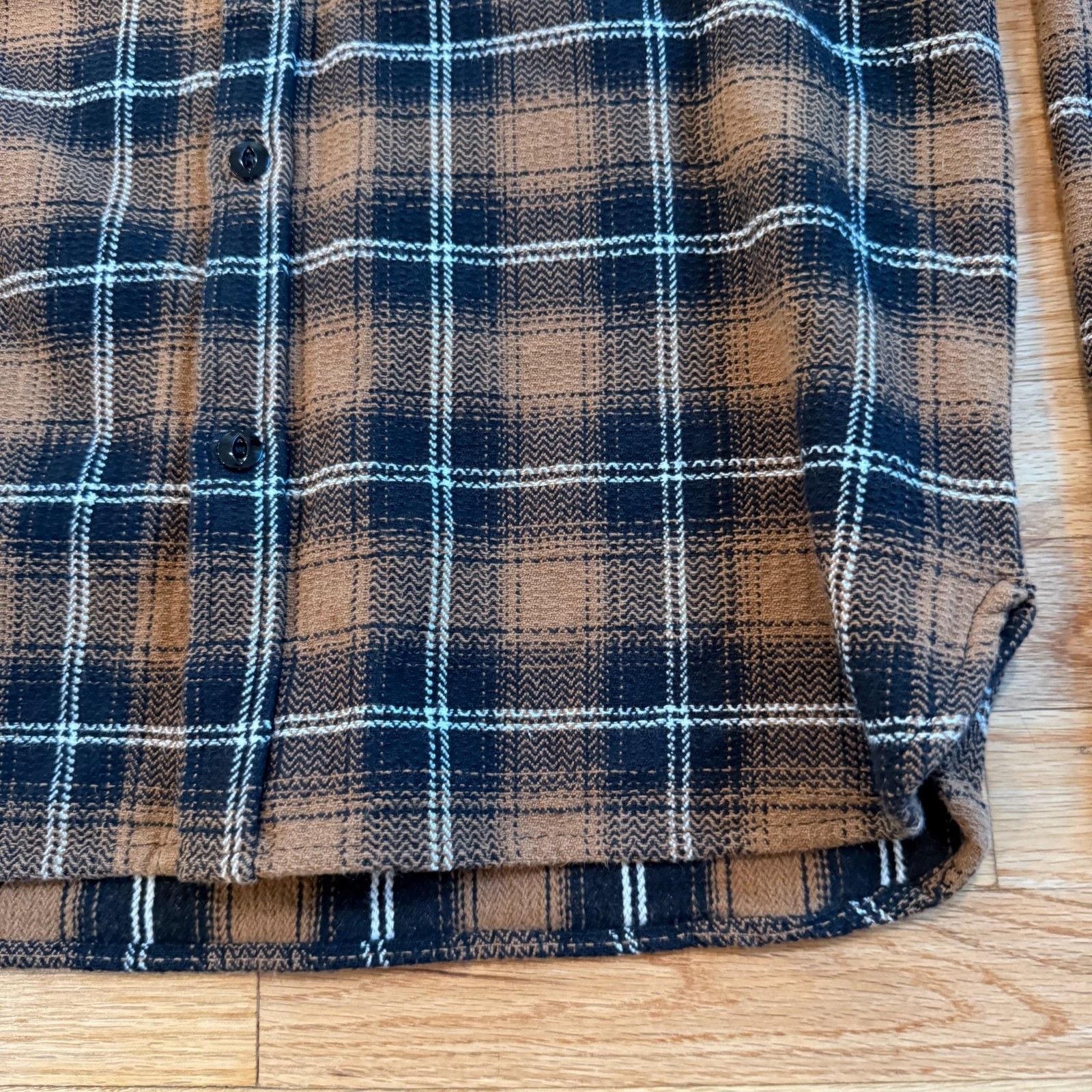 3sixteen 3Sixteen Heavyweight Crosscut Slubby Flannel in Sienna Size US L / EU 52-54 / 3 - 9 Thumbnail