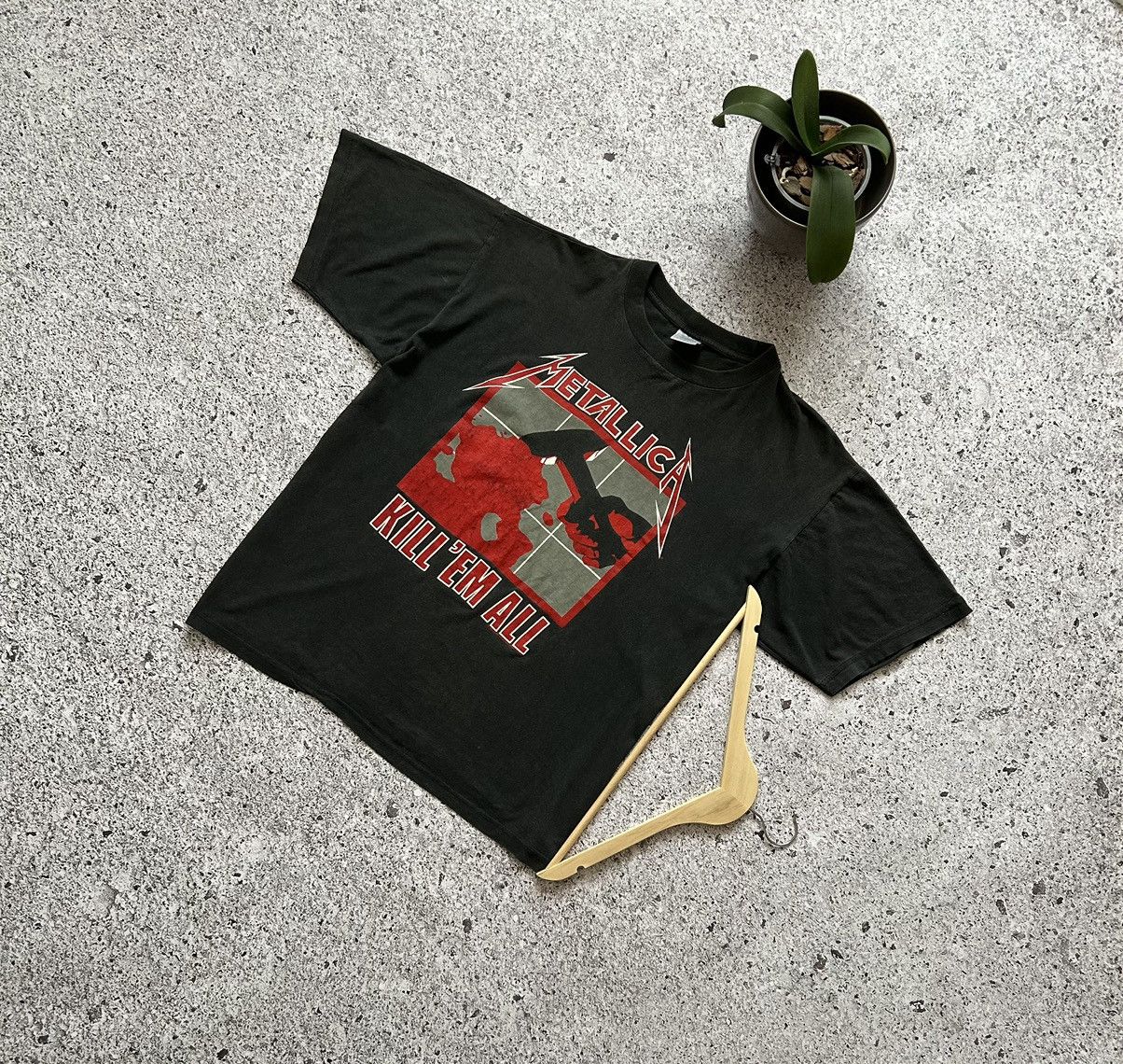 Band Tees × Vintage Vintage 1994 Metallica Kill ‘Em All Rock 90’s T-Shirt Size US XL / EU 56 / 4 - 1 Thumbnail