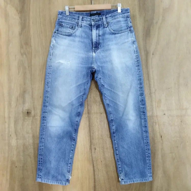 Japanese Brand VINTAGE JAPANESE DISTRESSED BLUE JEANS PANTS Size US 30 / EU 46 - 1 Thumbnail