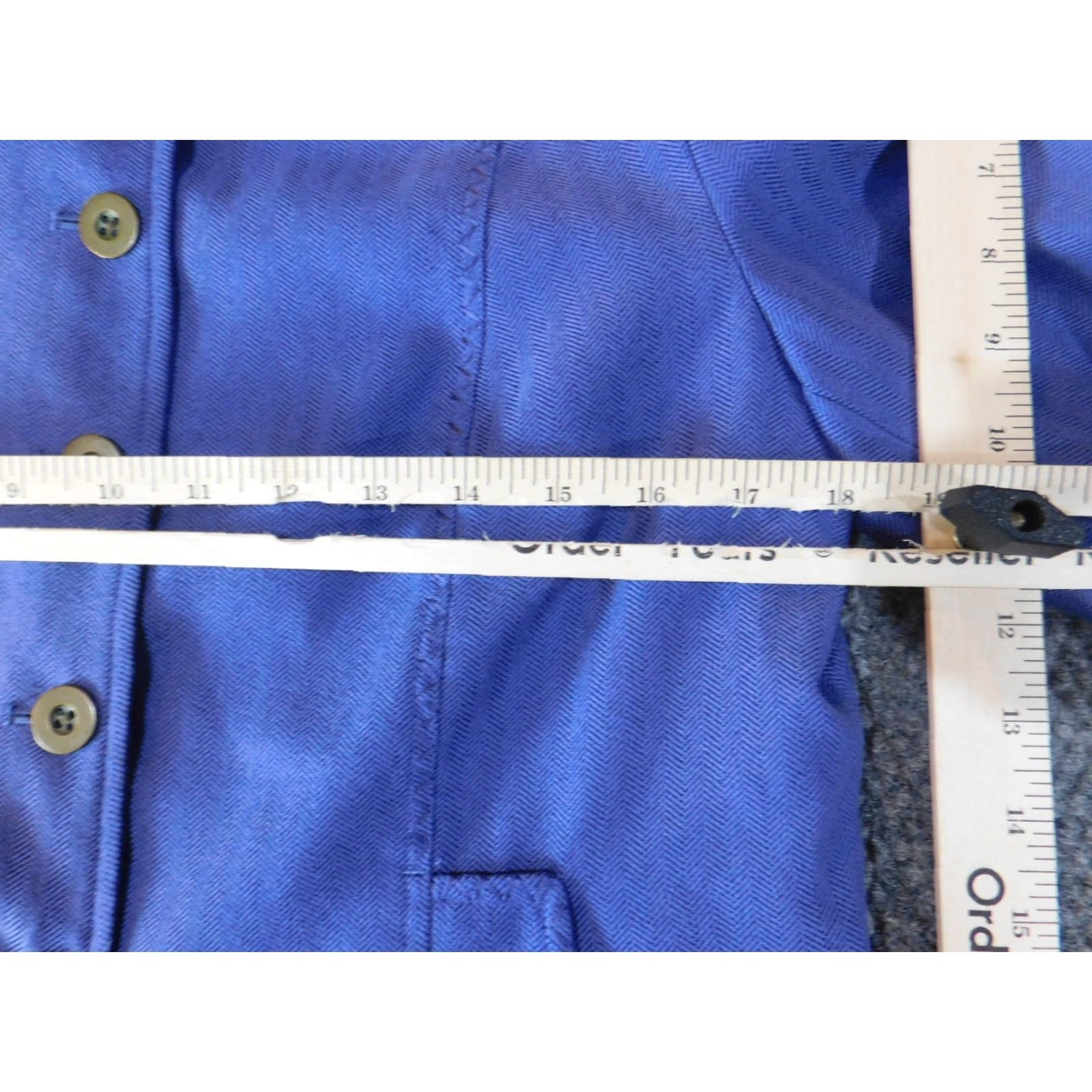Coldwater Creek VINTAGE Coldwater Creek Jacket Petite 6 Purple Coat Button Shoulder Pad Womens Solid Long Sleeve Mid-Length Fall Spring Pellets? Size M / US 6-8 / IT 42-44 - 5 Thumbnail