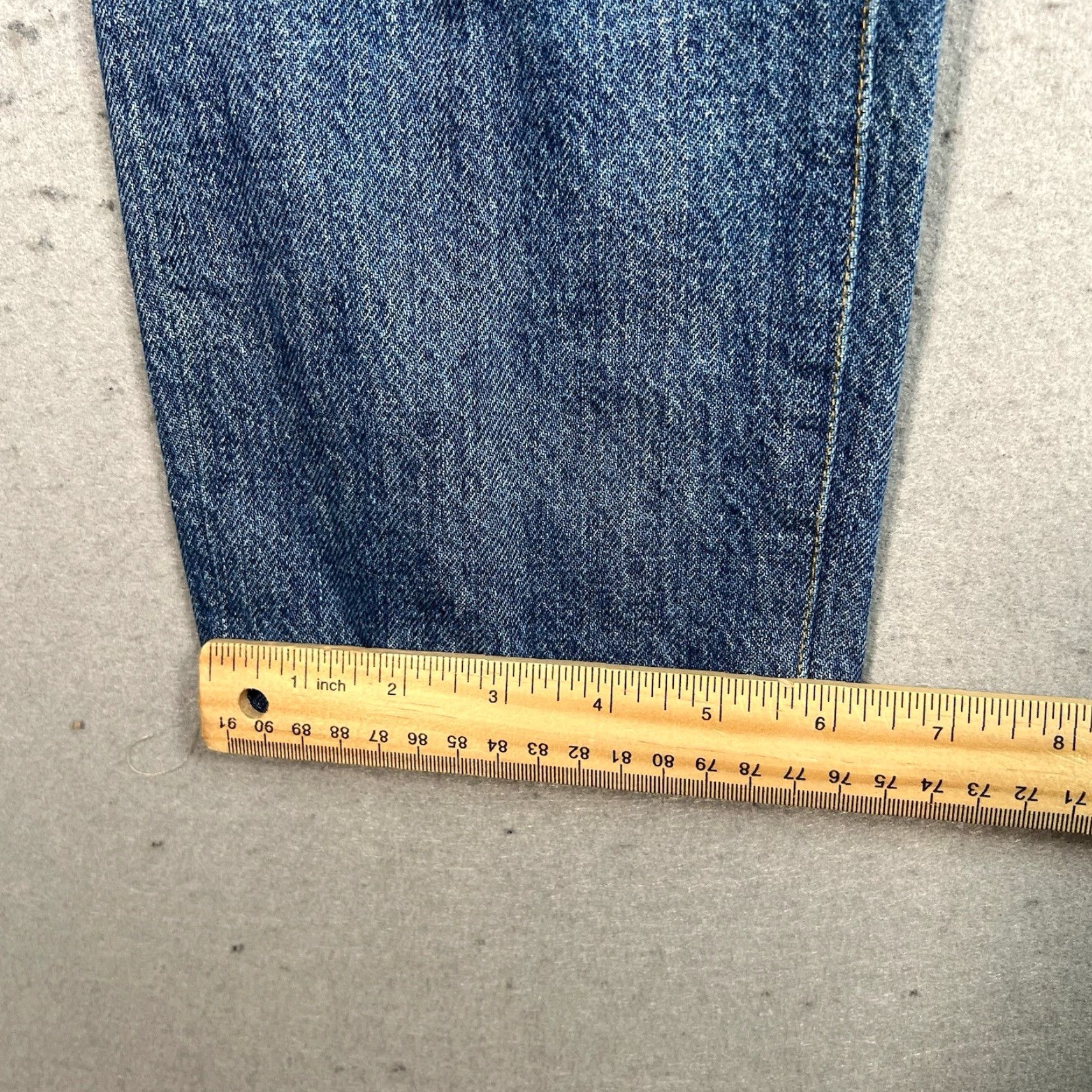 Acne Studios Acne Studios 1996 Dark Blue Trash Jeans Adult Mens 30 x 24 Denim Blue 8/10 Vintage Straight Jeans Size US 30 / EU 46 - 6 Thumbnail