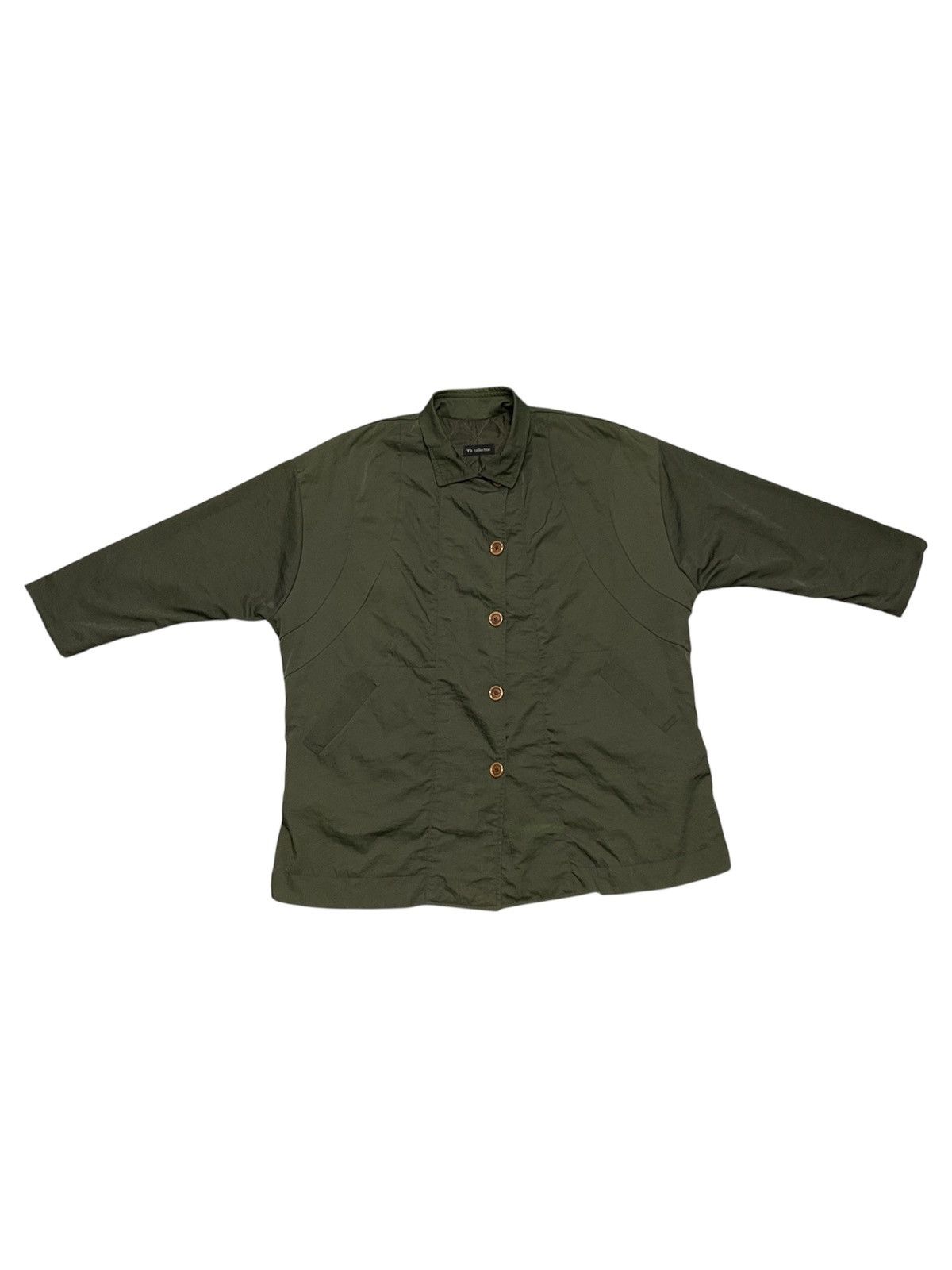 Yohji Yamamoto 1990s Y’S COLLECTION YOHJI YAMAMOTO BUTTON UP JACKET Size US L / EU 52-54 / 3 - 2 Thumbnail
