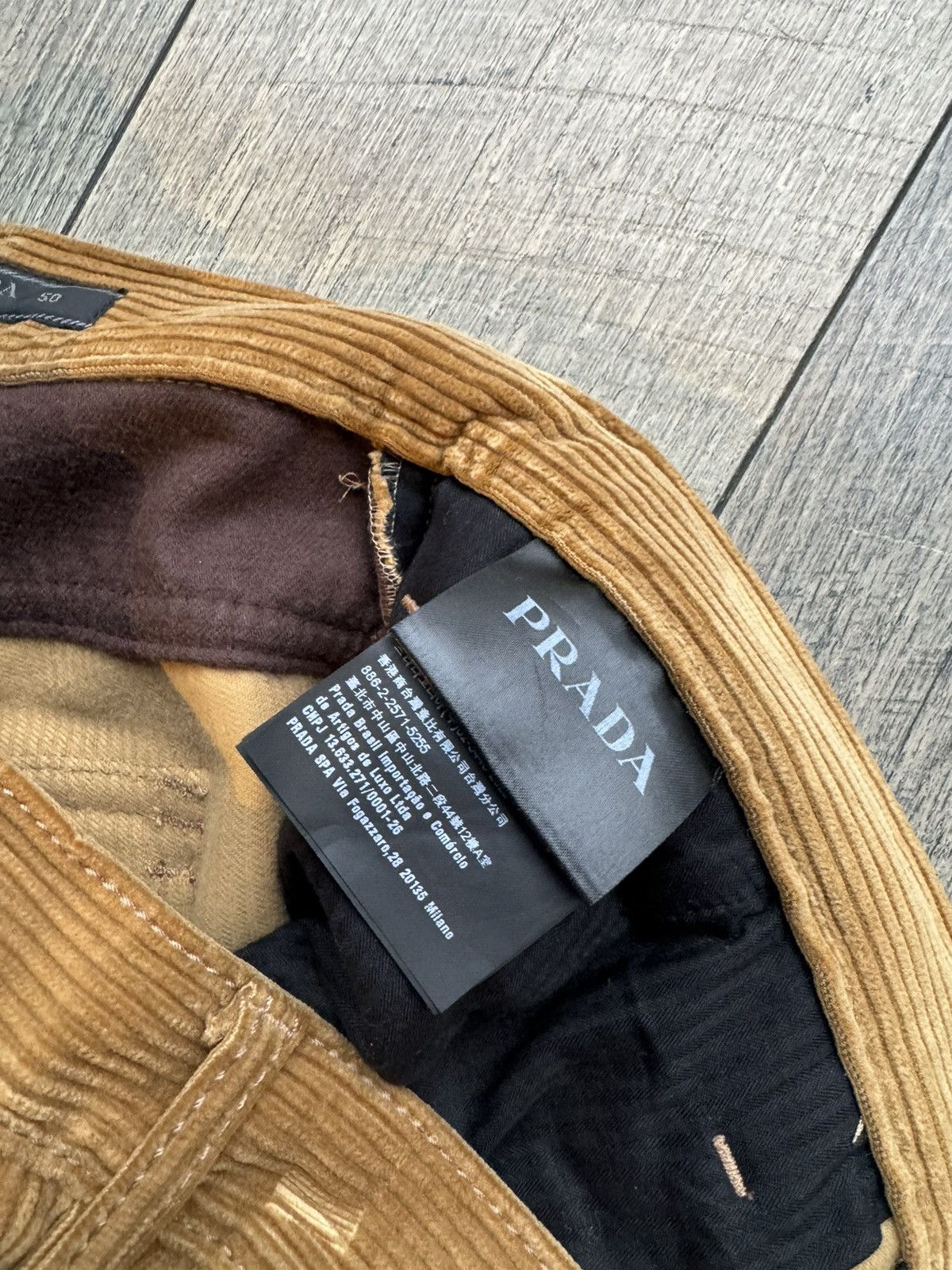 Prada Prada AW17 Brown Corduroy Trousers Pants - 50 Size US 34 / EU 50 - 6 Thumbnail