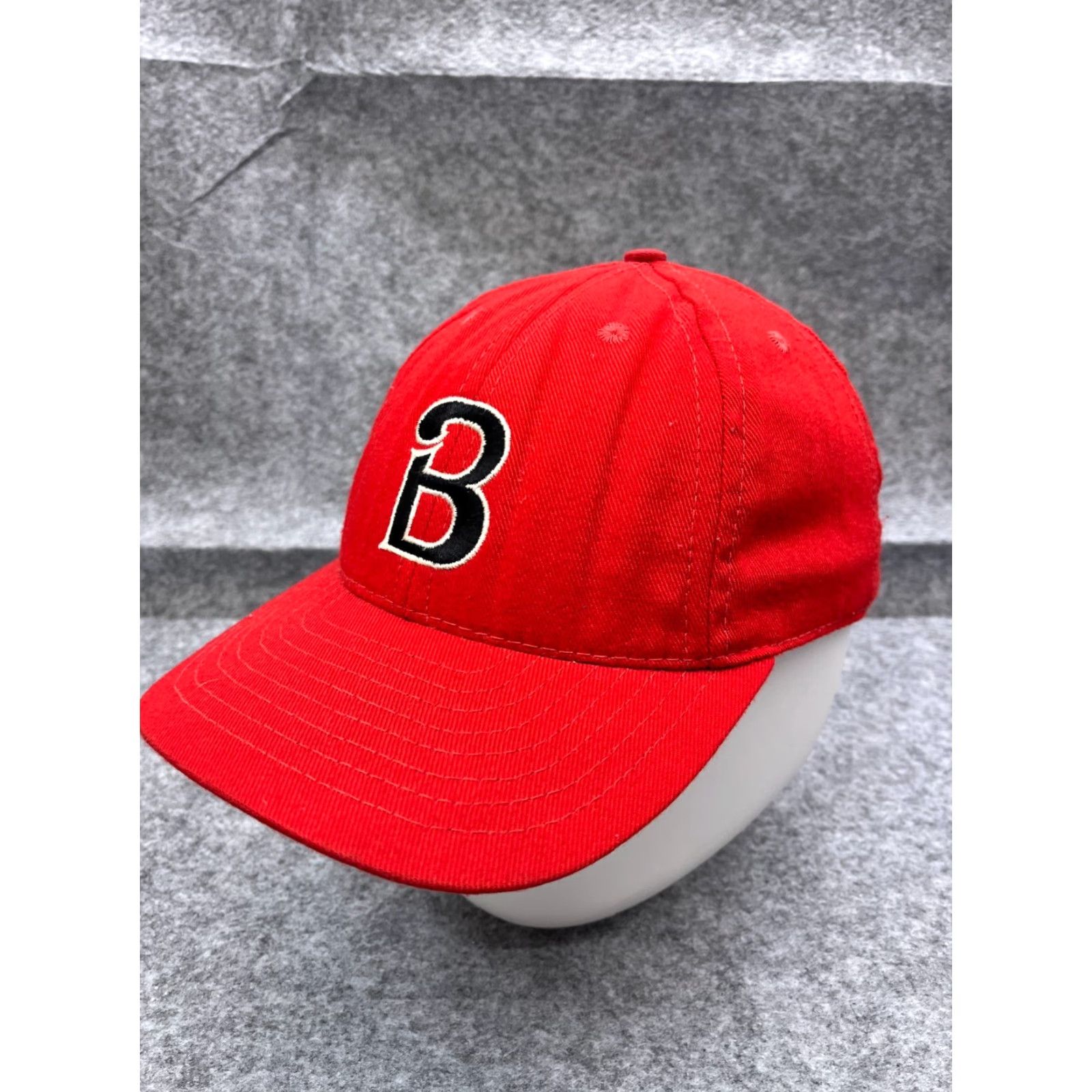 Logo 7 Calhead Hat Cap B Logo Team Hat Cap Fitted Adult Large Red 100% Cotton Twill Embroidered Horse Baseball Cap Mens Size ONE SIZE - 4 Thumbnail