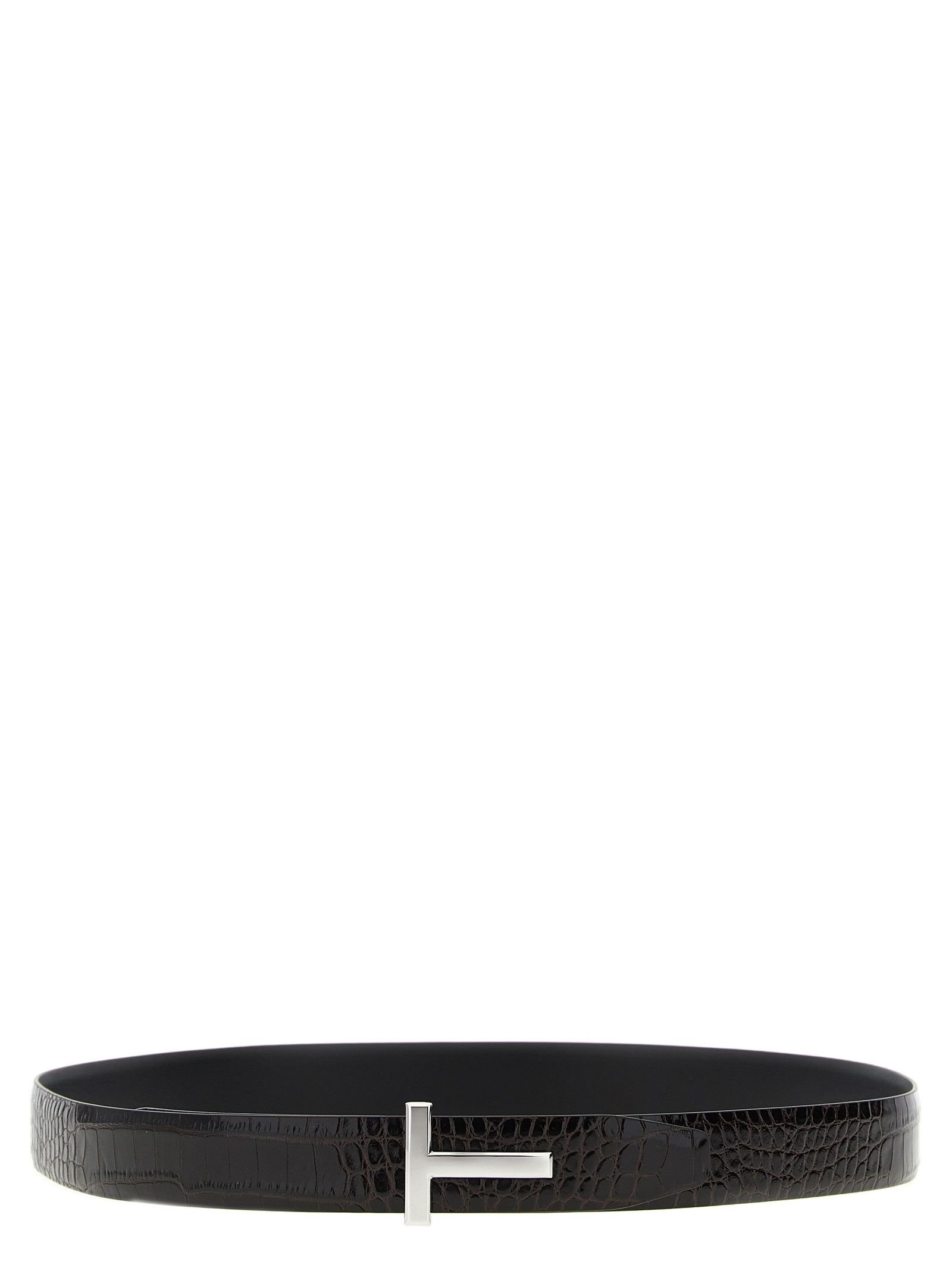 Tom Ford Reversible Crocodile Leather Belt Size ONE SIZE - 1 Thumbnail