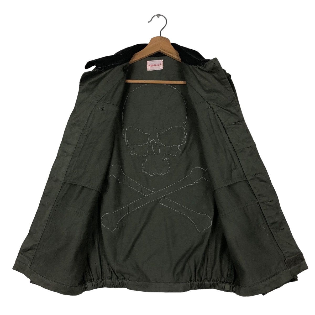 If Six Was Nine 🔥Vtg Biker Military Jacket Koppers Skeleton Bones Big Logo Size US M / EU 48-50 / 2 - 13 Thumbnail