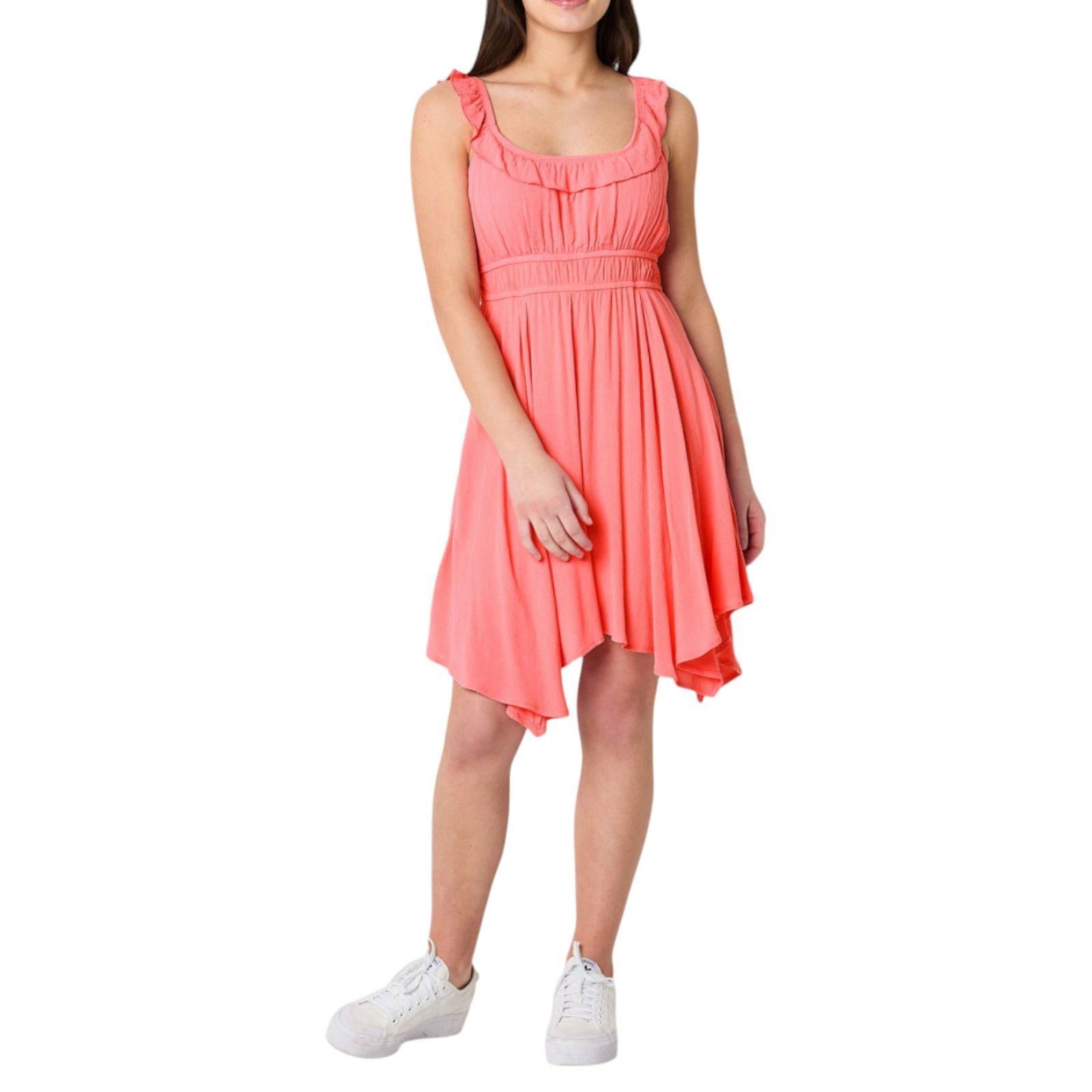 Arizona Jean Co. Arizona - Women's Sleeveless Babydoll Dress - Juniors - Pink Size M / US 6-8 / IT 42-44 - 1 Thumbnail