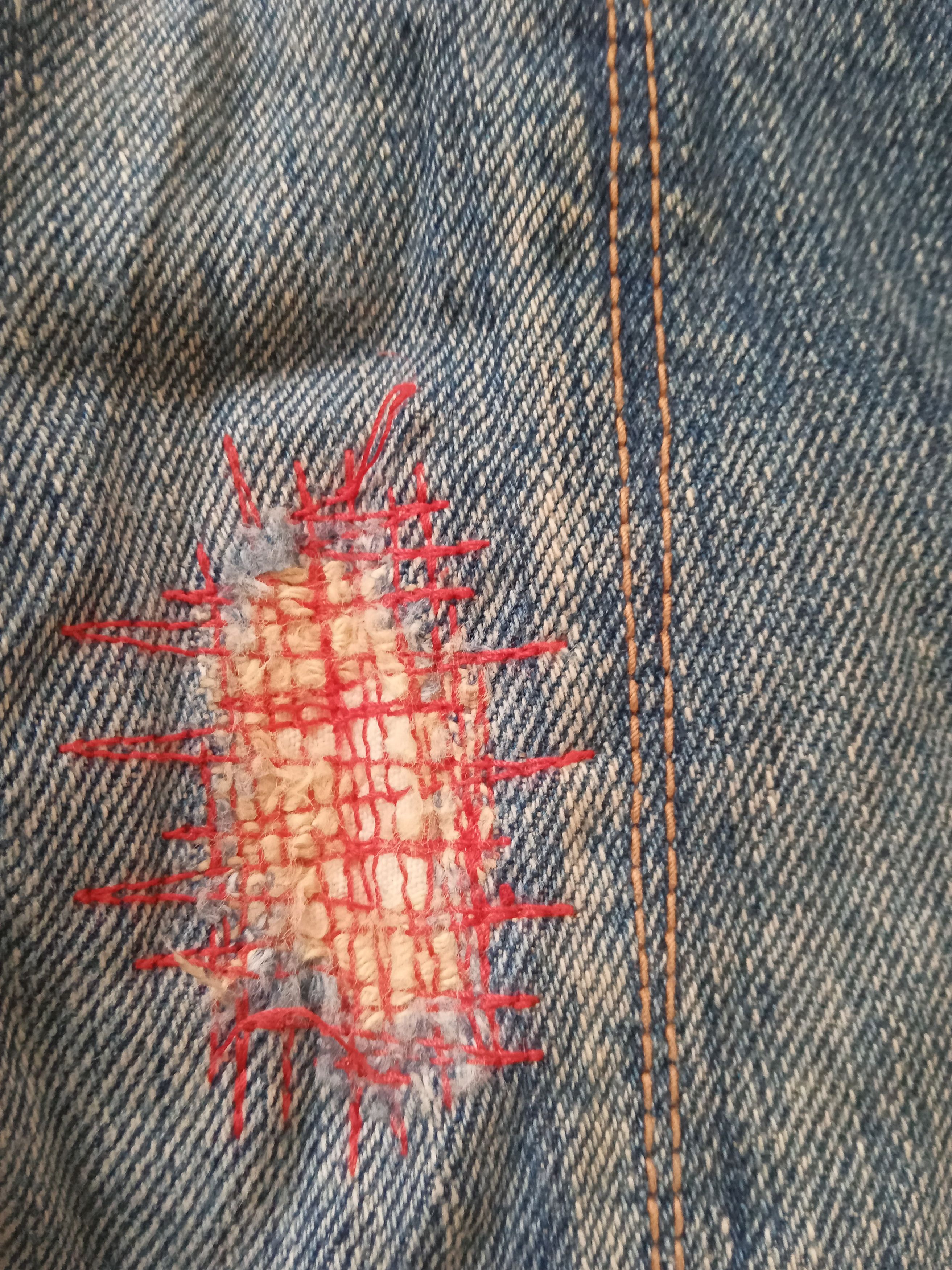 Japanese Brand RNA inc Distressed Jeans Size US 33 - 7 Thumbnail