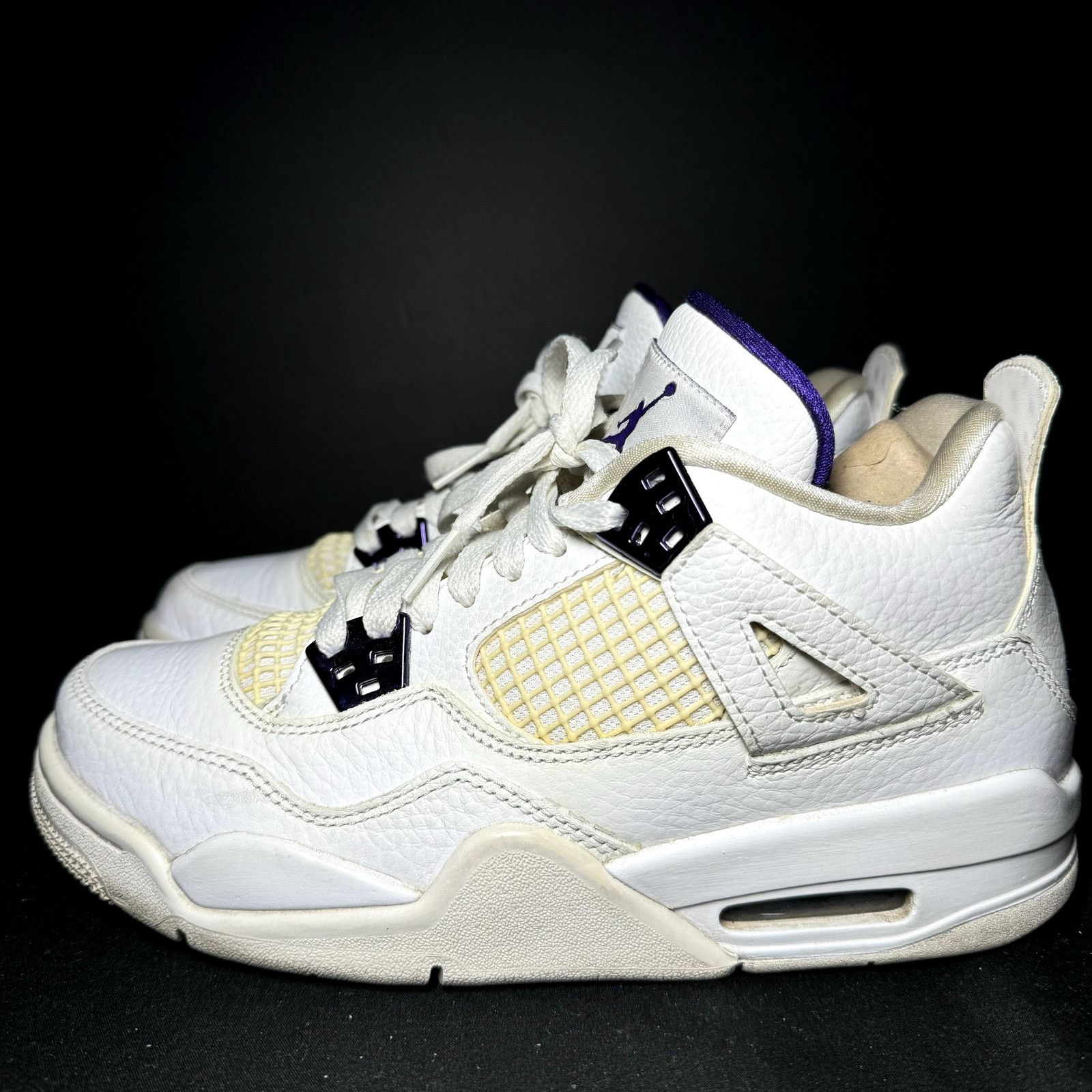 Jordan Brand × Nike Size 6 - Air Jordan 4 Retro GS Purple Metallic Men's Shoes Size US 6 / EU 39 - 8 Thumbnail