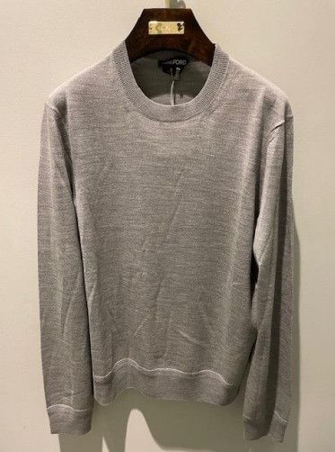 image of Tom Ford O1W1Db10124 Sweatshirt In Grey, Men's (Size Small)