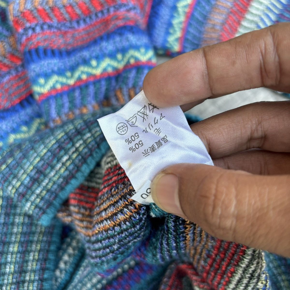 Coogi × Vintage Coogi style 3D cable knitwear fantasie di Settembre sweater Size US L / EU 52-54 / 3 - 8 Thumbnail