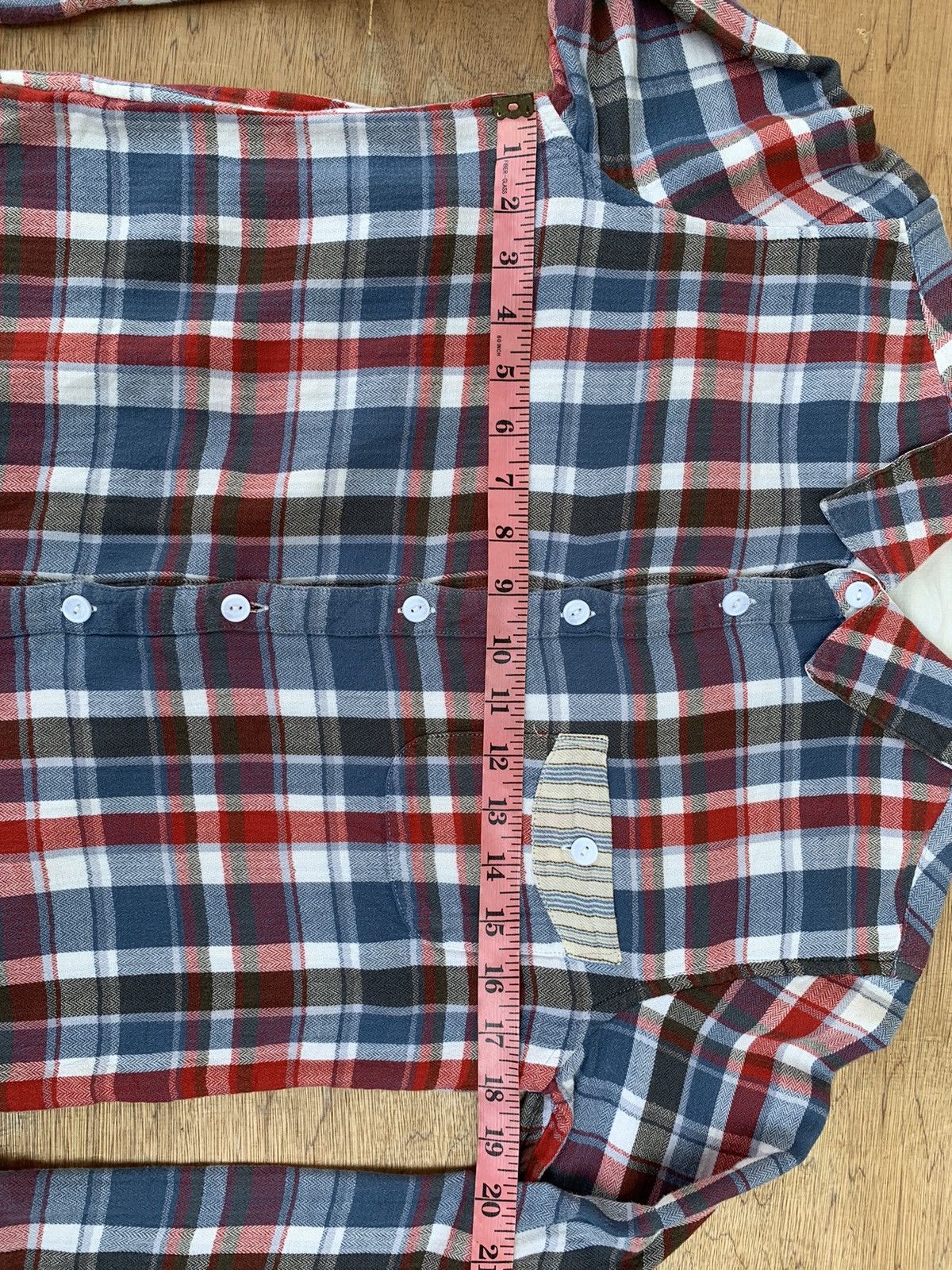 Issey Miyake Ne-net x Issey Miyake Plaid Tartan Flannel Shirt Size US M / EU 48-50 / 2 - 15 Thumbnail