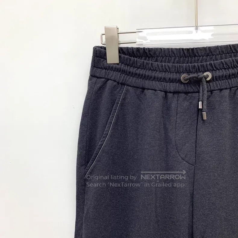 Brunello Cucinelli Brunello Cucinelli size XS Dark Gray Beaded Elastic Waist C Size 22" - 3 Thumbnail
