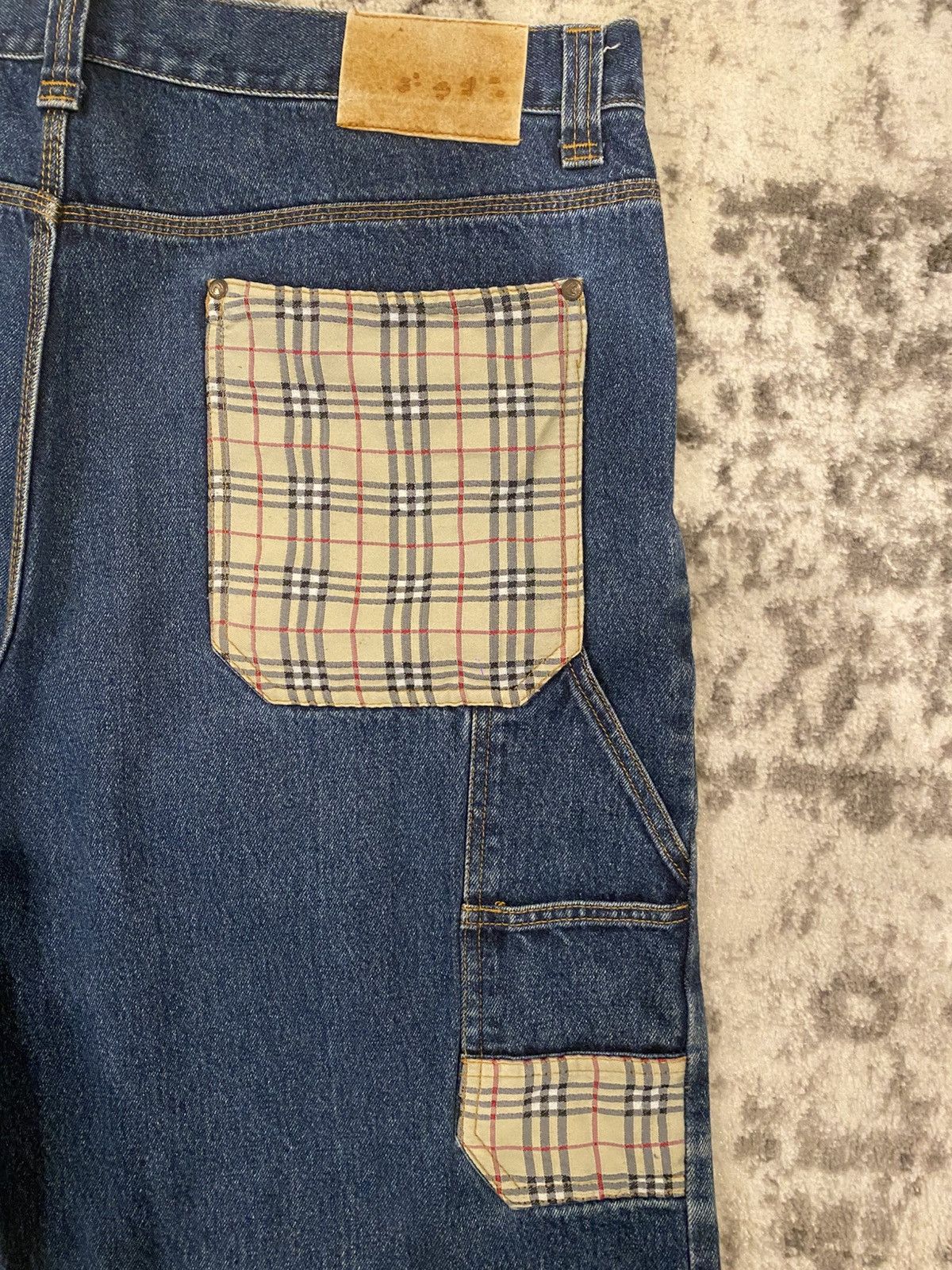 Japanese Brand Loco street gear burr berry print baggy jeans Size US 42 / EU 58 - 3 Thumbnail
