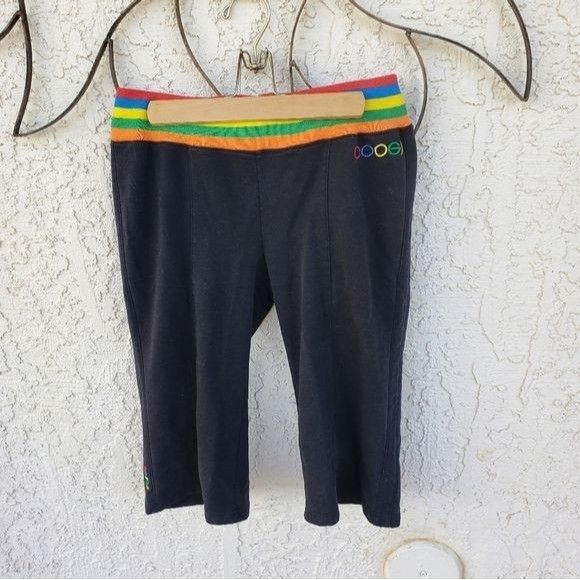 Coogi COOGI Black Rainbow Strip Pocketed Sz. M Crop Sweatpants Size 32" / US 10 / IT 46 - 1 Thumbnail