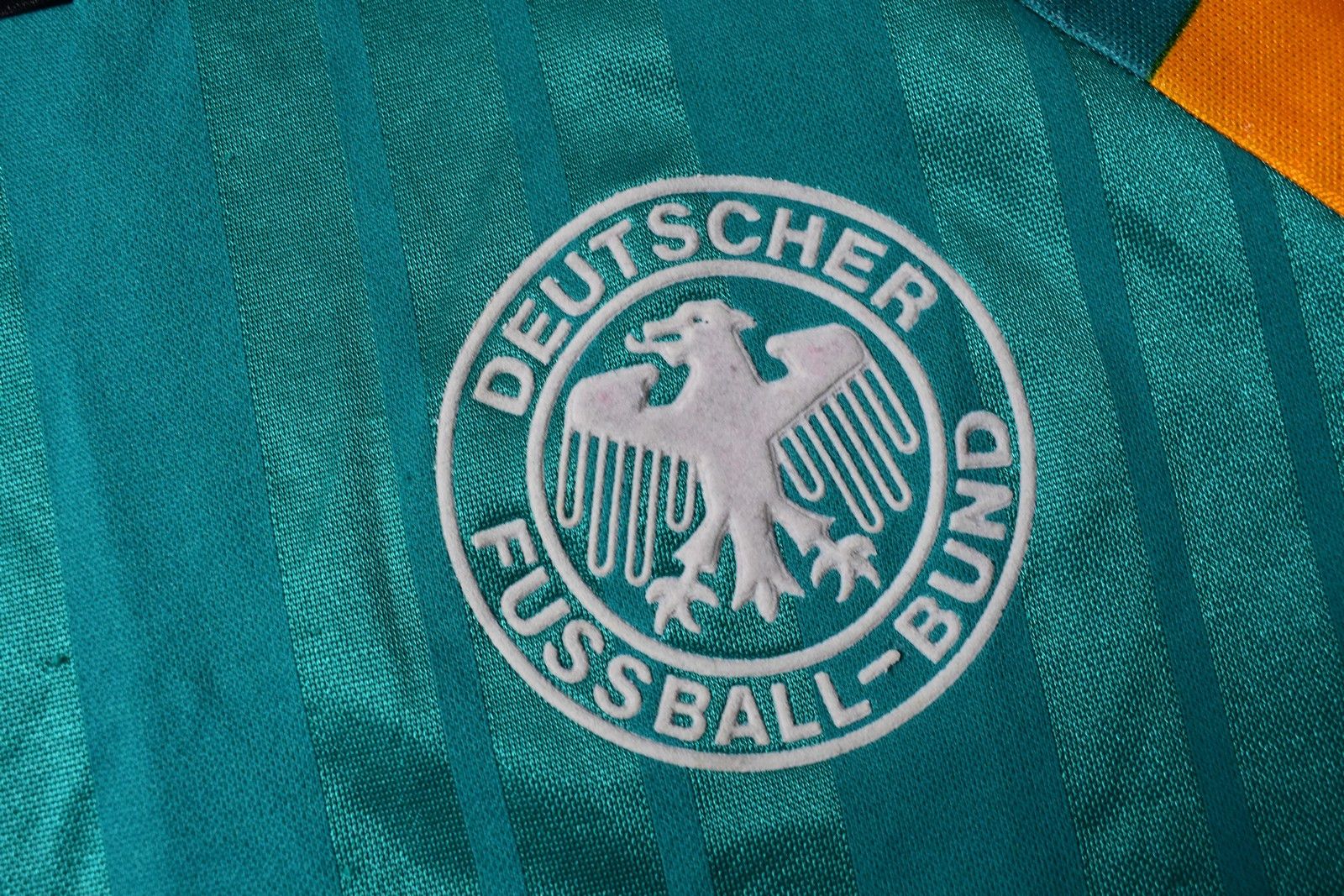 Adidas 1992-94 adidas Germany Away Shirt (SIZE M adults) Size US M / EU 48-50 / 2 - 8 Thumbnail