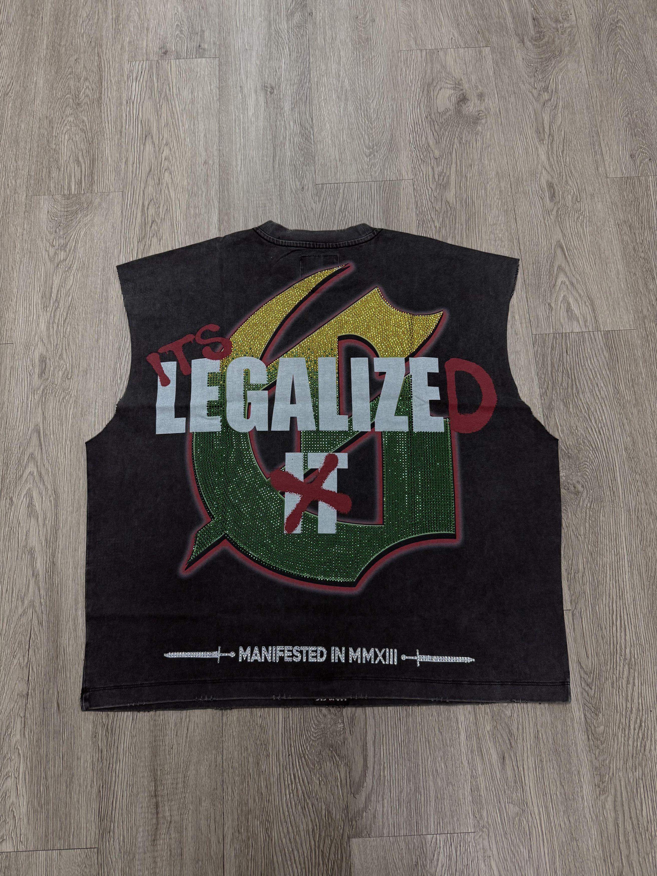 Godspeed Godspeed "420 Indoor VVS" Grey Wash Sleeveless Tee Size US M / EU 48-50 / 2 - 2 Thumbnail