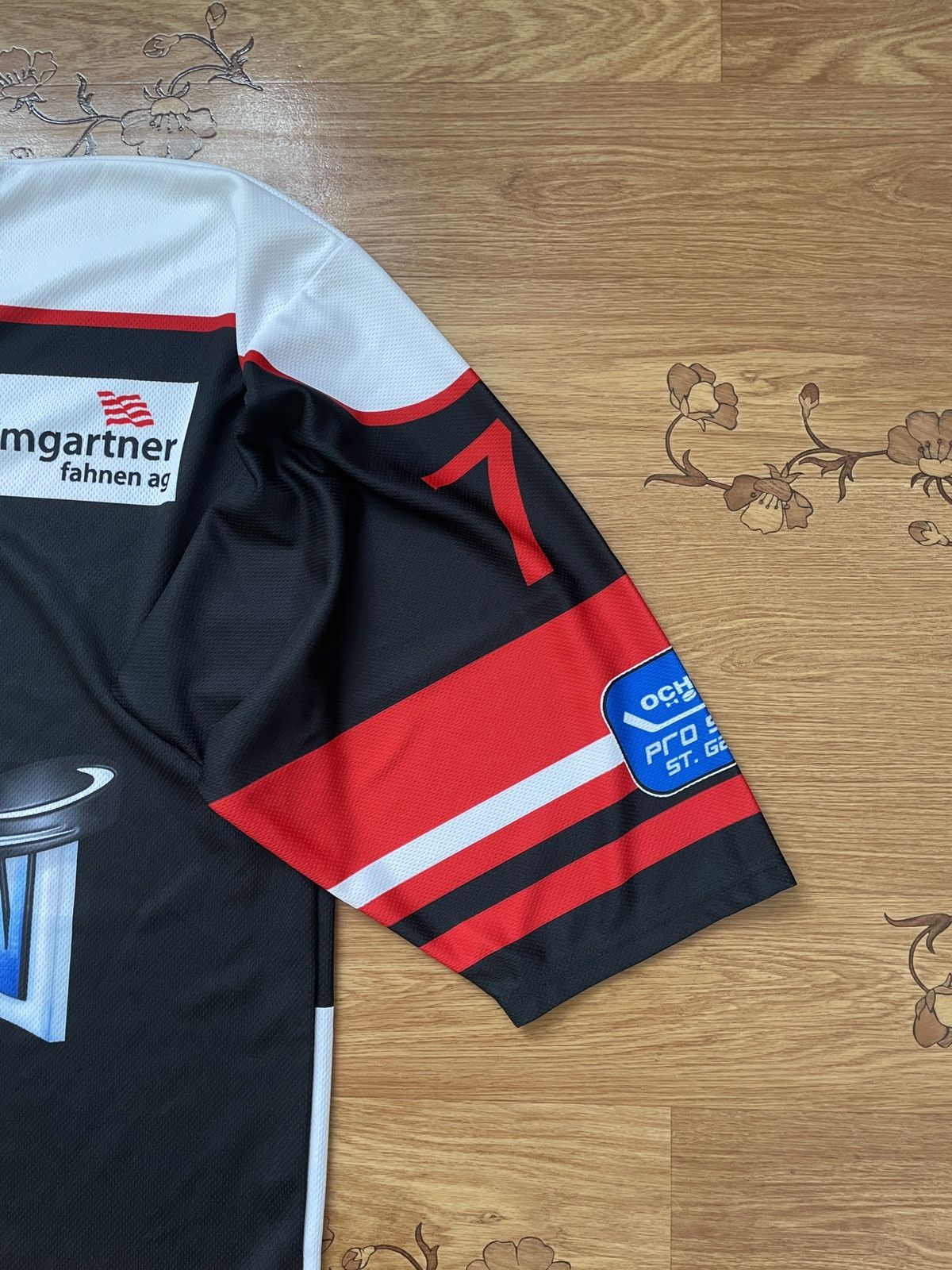 Other St.Gallen HC Eisbaren Ochsner #73 Euro hockey jersey Size US XL / EU 56 / 4 - 3 Thumbnail