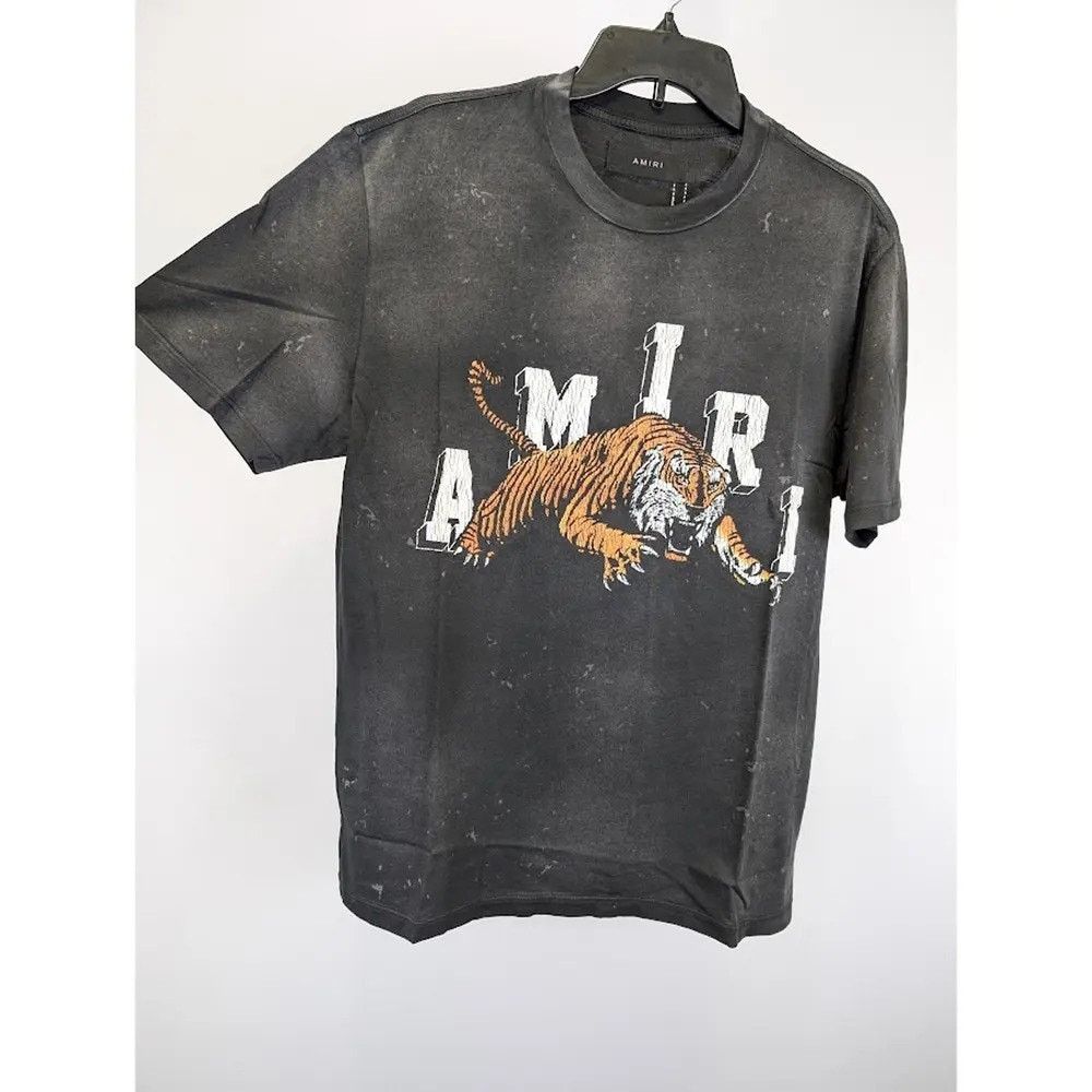 Amiri o1rshd1 Q:2 / Vintage Tiger Tee T-Shirt in Black Size US M / EU 48-50 / 2 - 8 Thumbnail