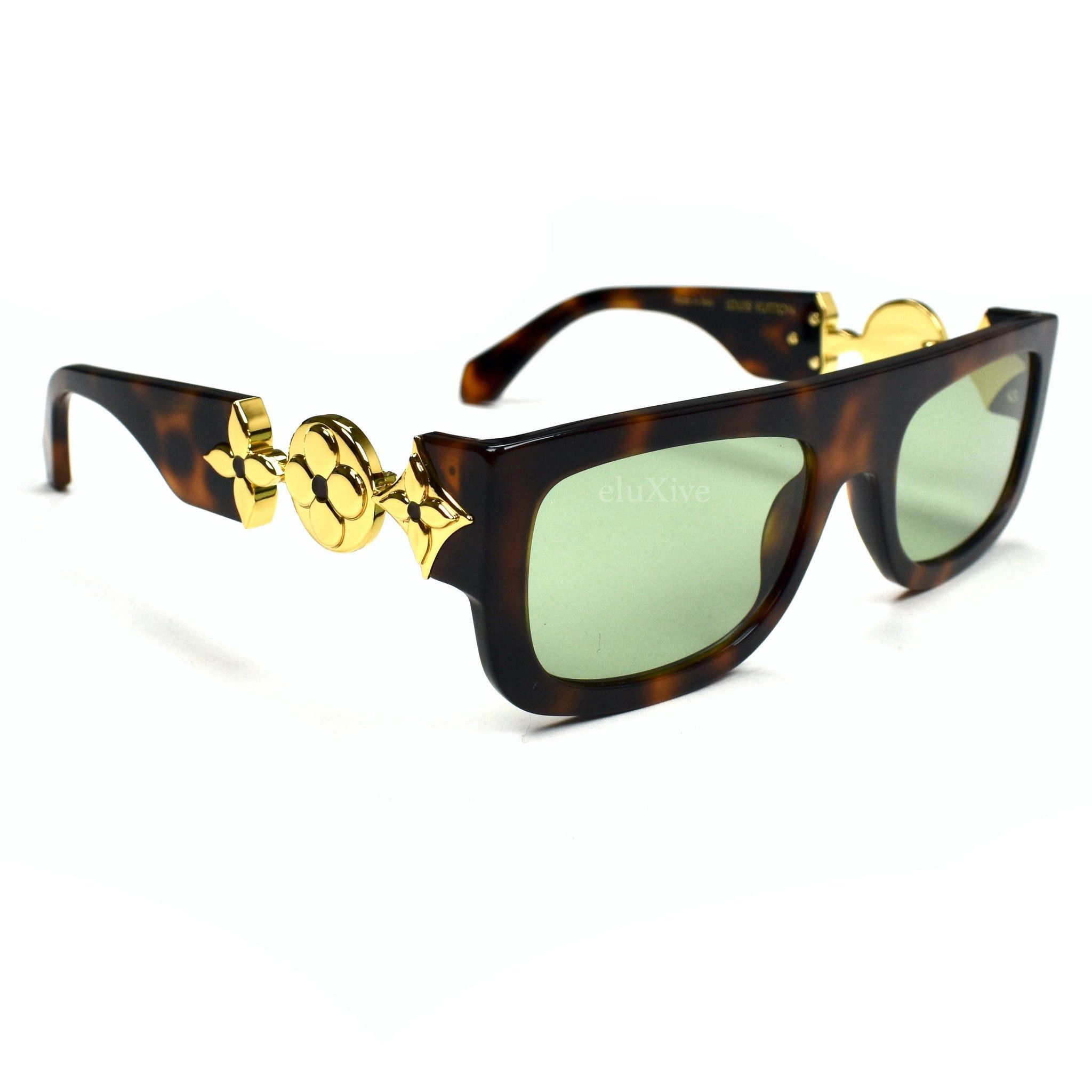 image of Louis Vuitton x Tyler The Creator Lv Tyler The Creator Monogram Tribute Sunglasses Tortoise in Brow