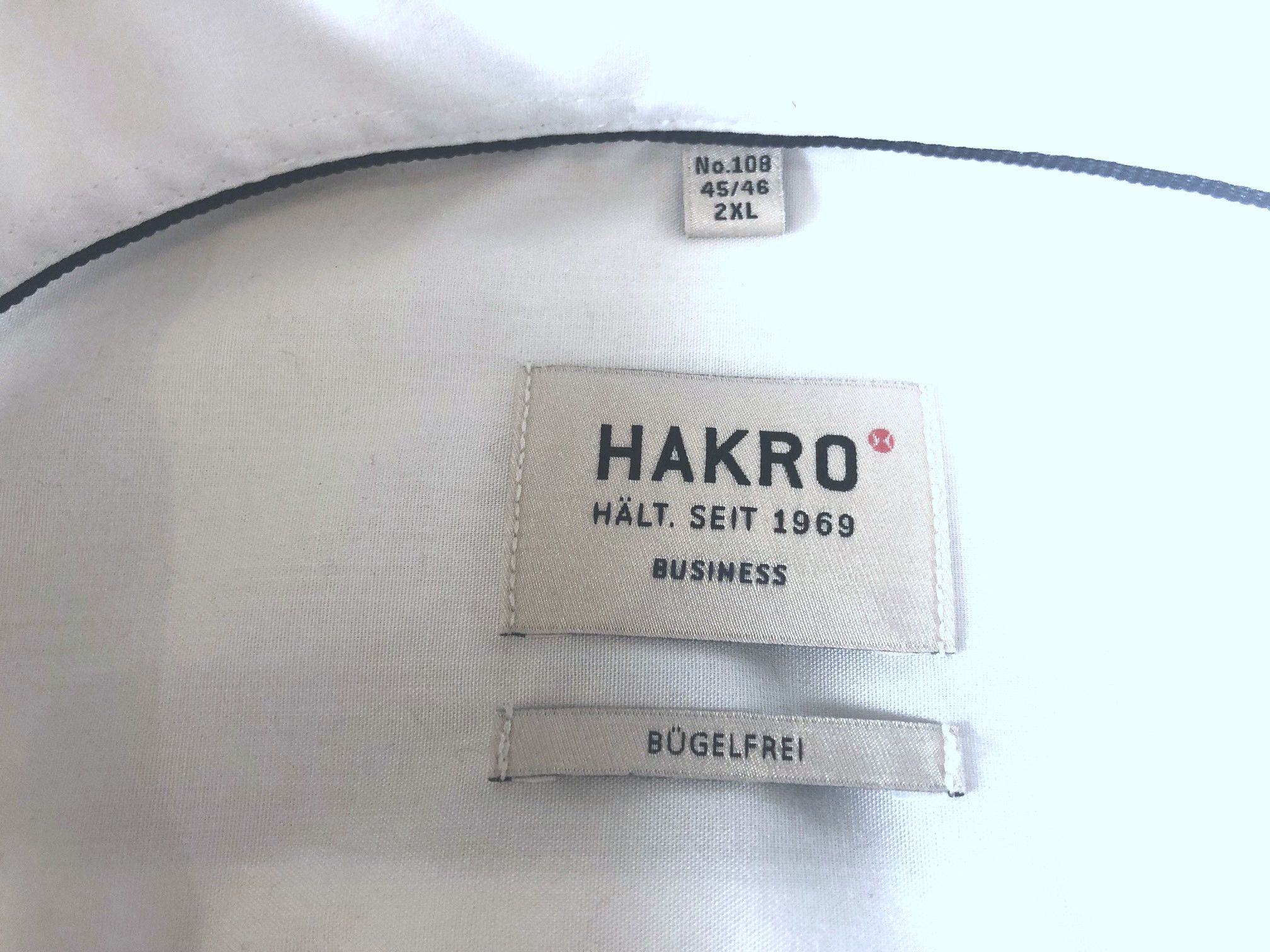 Other Men's white shirt 2XL Hakro Size US XXL / EU 58 / 5 - 2 Thumbnail