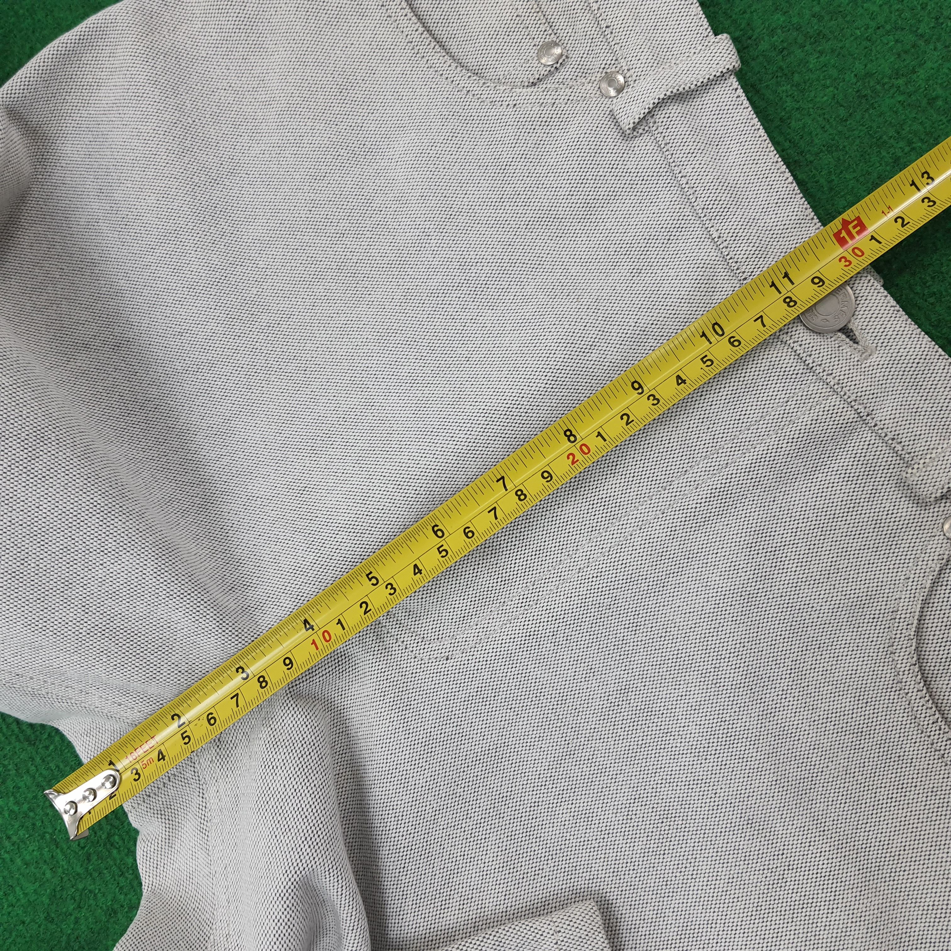 Designer × Hermes × Vintage Vintage Hermes Paris Designer Denim Pants Size US 26 / EU 42 - 13 Thumbnail