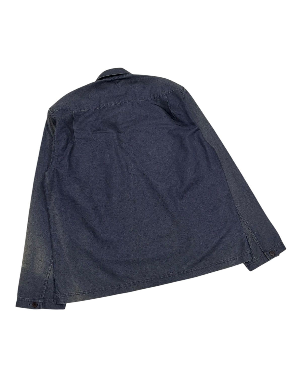 Issey Miyake 🔥KAZUTAKA KATO ZIPPER MINIMAL WORK JACKET FADED Size US M / EU 48-50 / 2 - 12 Thumbnail
