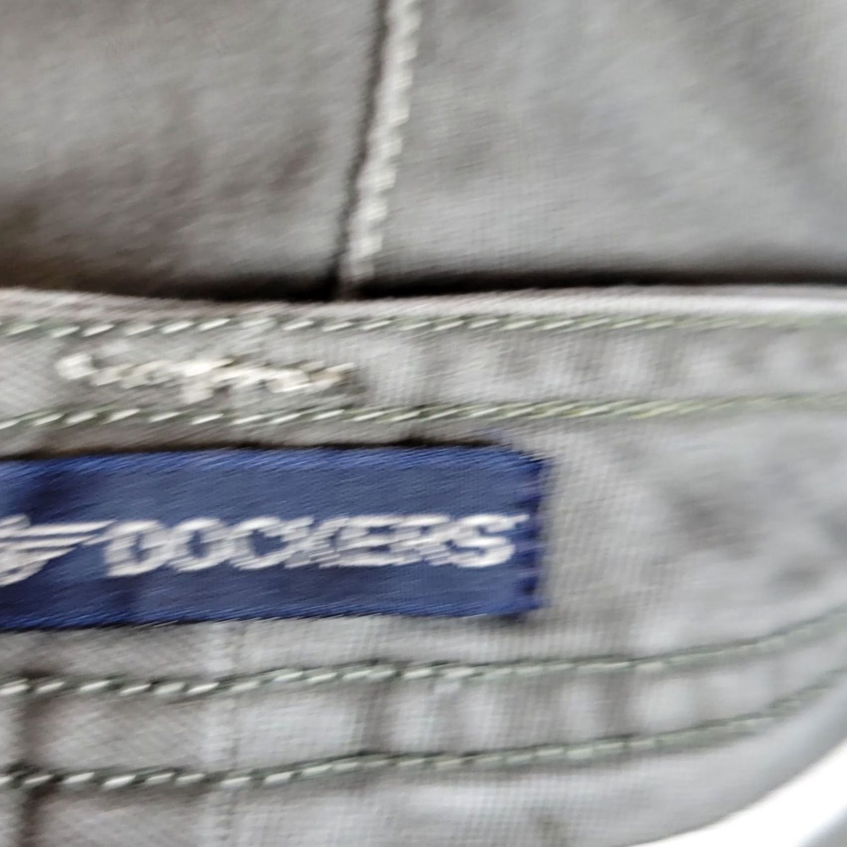 Dockers Dockers Cargo Shorts Womens Size M Gray Cotton Blend Check Measurements Size 32" / US 10 / IT 46 - 4 Thumbnail