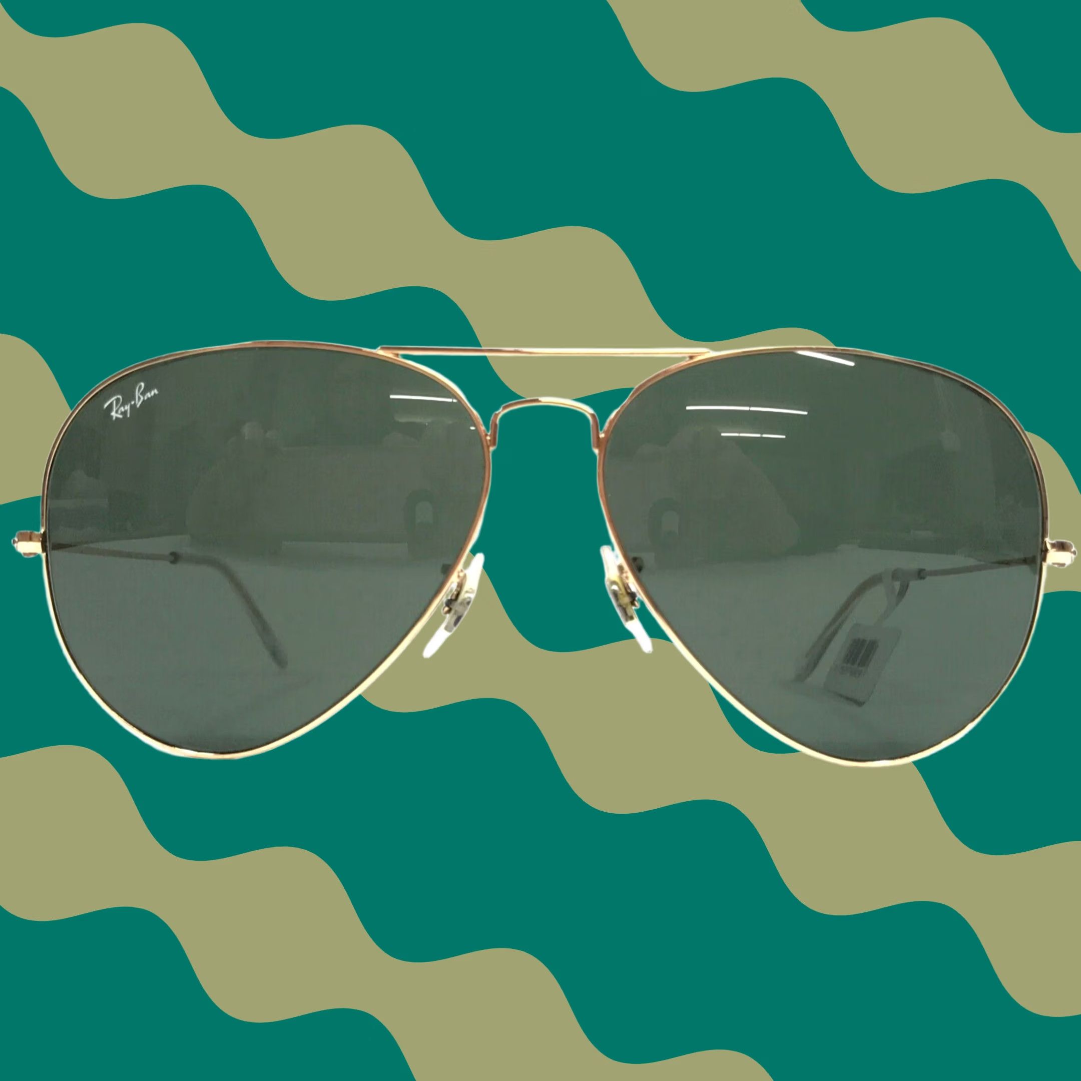 Vintage Ray-Ban Sunglasses AVIATOR REVERSE RBR0101S 001/82 