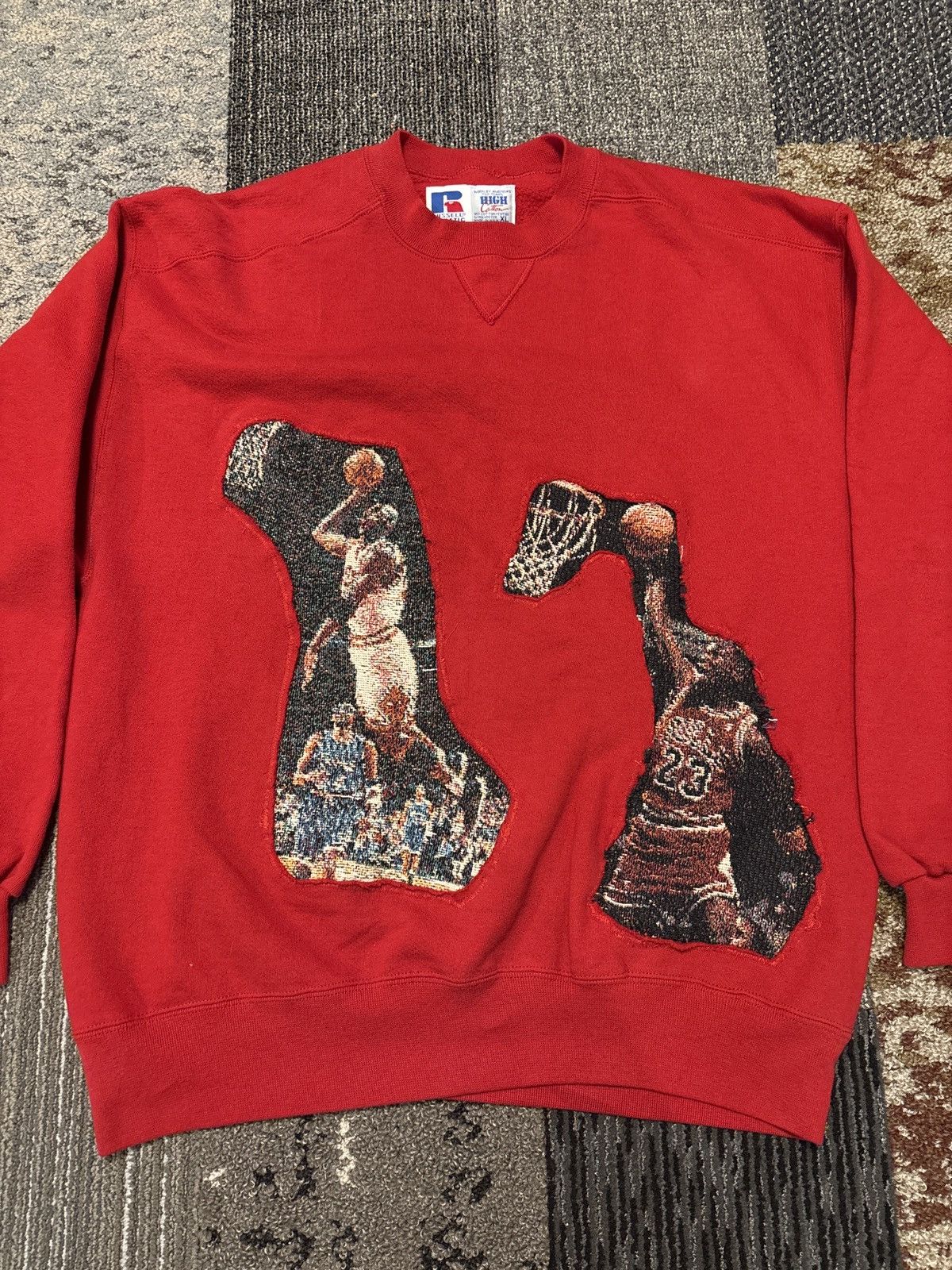 Jordan Bulls Tapestry Sweater