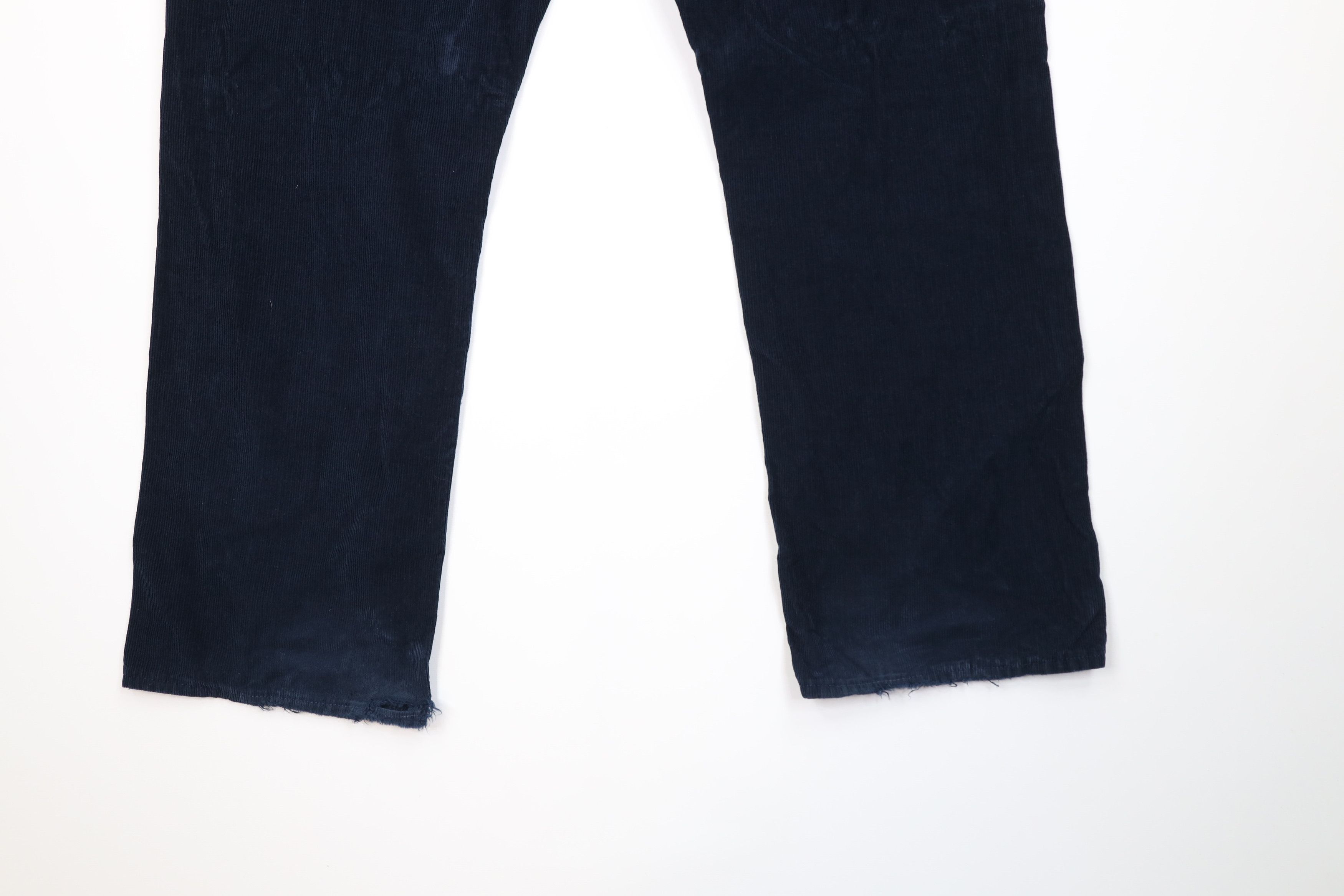 Banana Republic Banana Republic Pima Cotton Wide Leg Corduroy Pants Blue Size US 40 / EU 56 - 14 Thumbnail