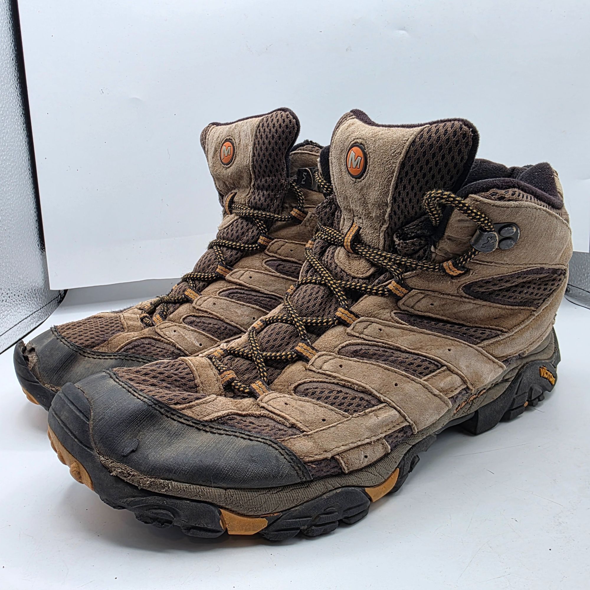 Merrell Merrell Moab 2 Mid Ventilator Mens Size 13 Brown Hiking Boot Size US 13 / EU 46 - 3 Thumbnail